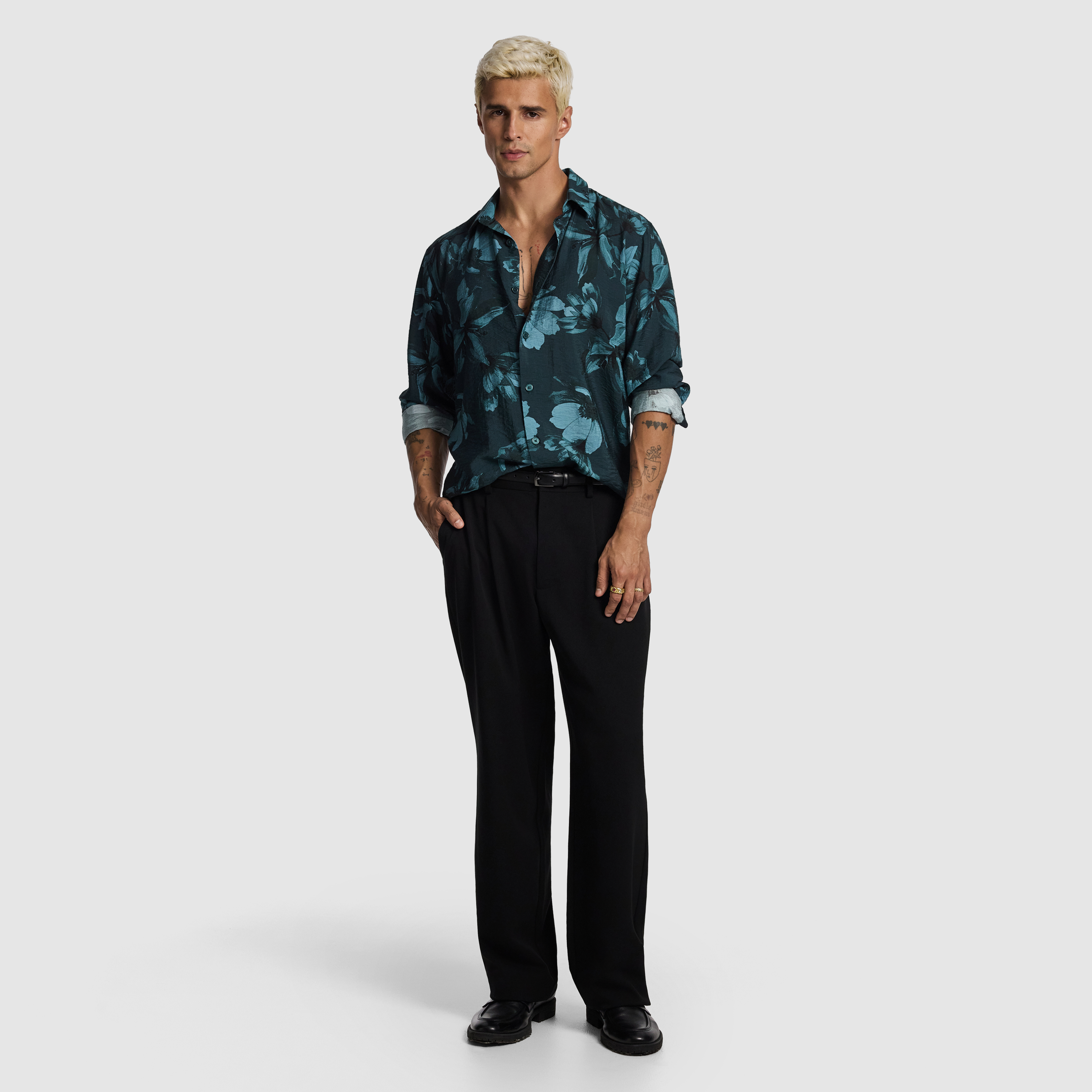 Massimo Floral Print Shirt