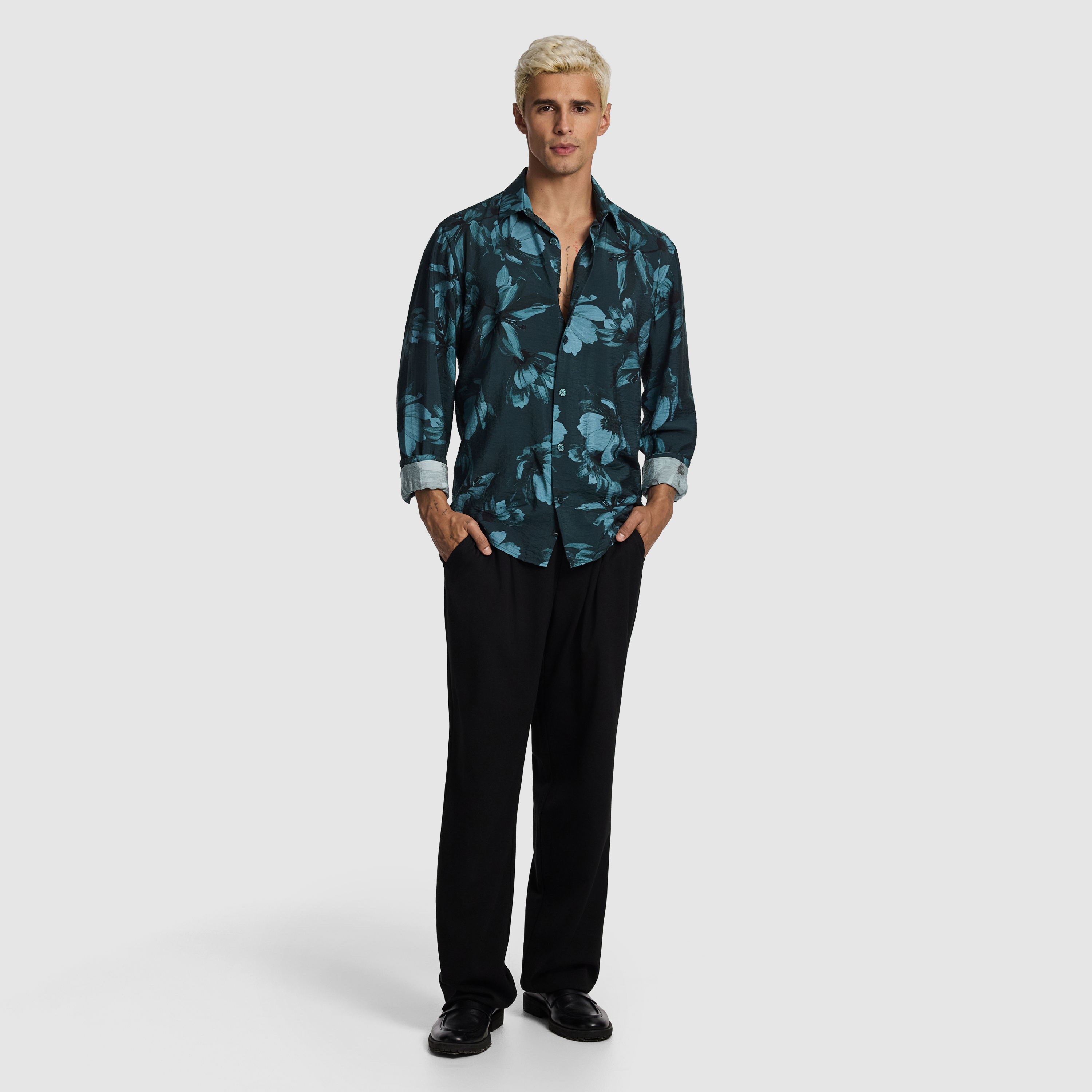 Massimo Floral Print Shirt