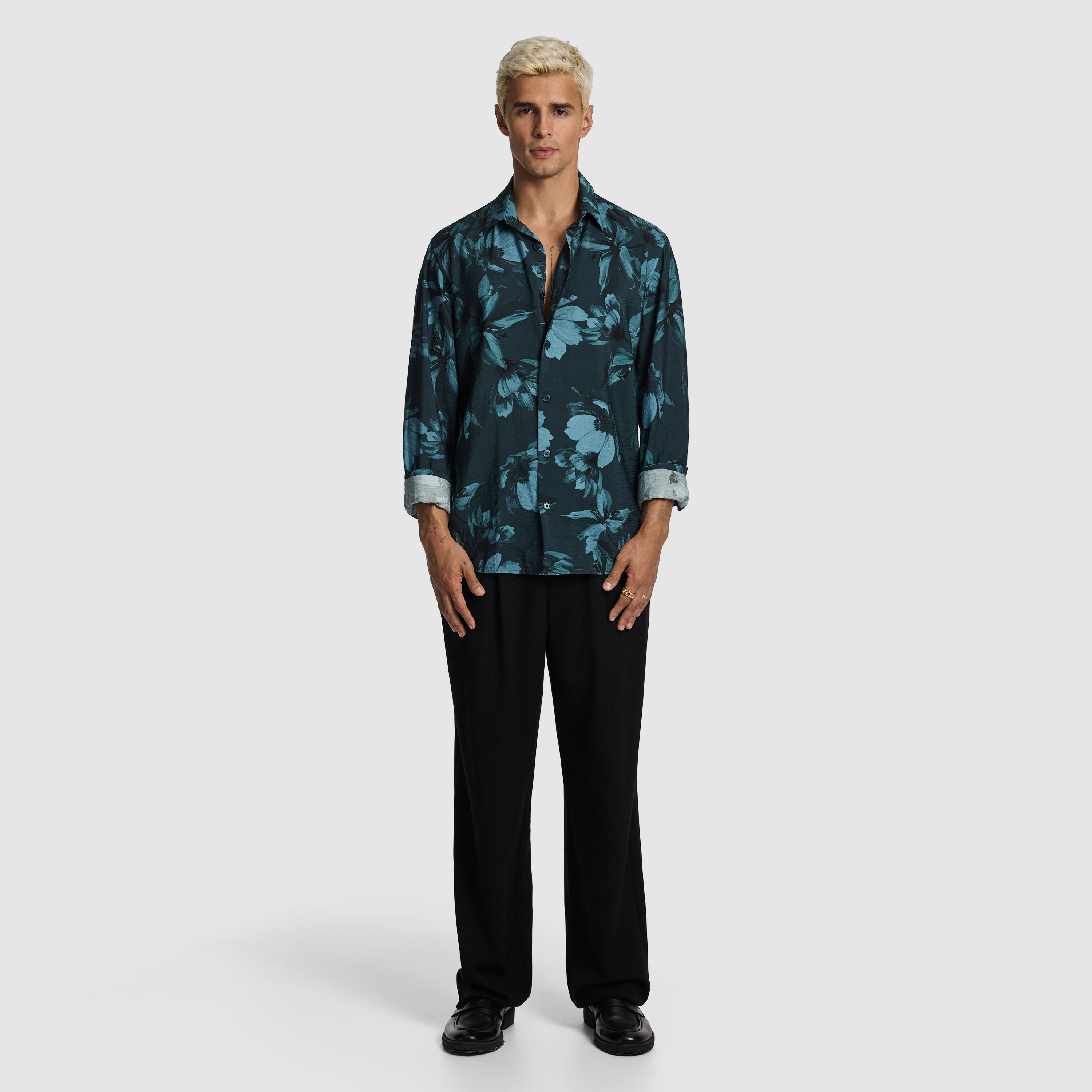 Massimo Floral Print Shirt