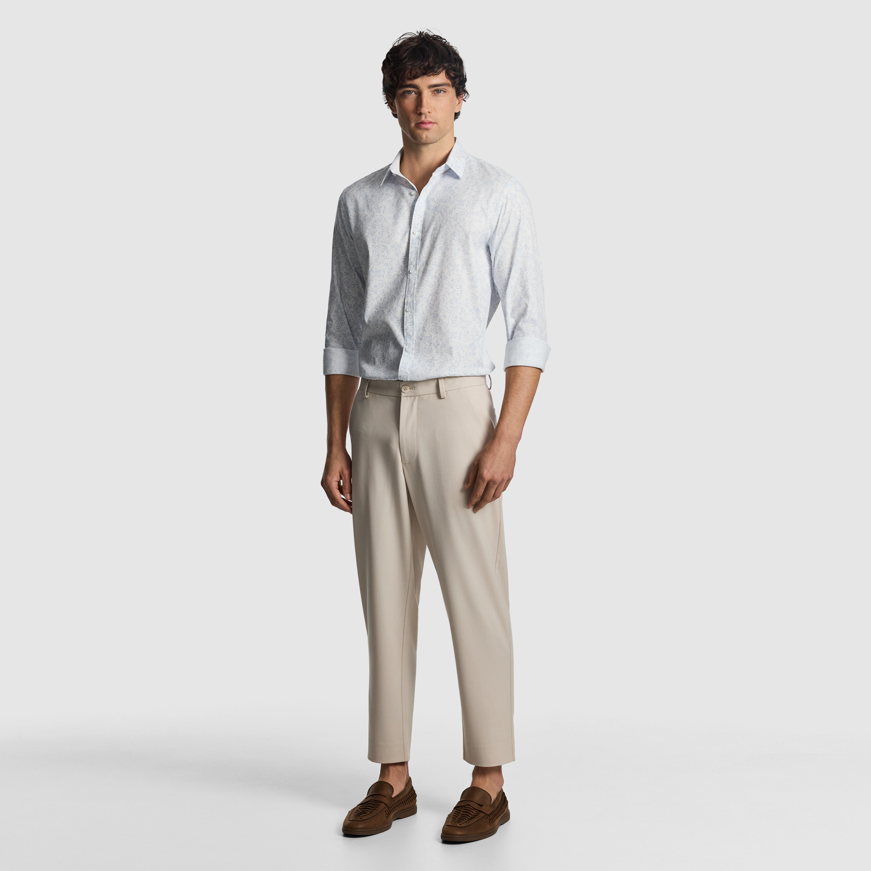 Pax Slim Paisley Print Shirt