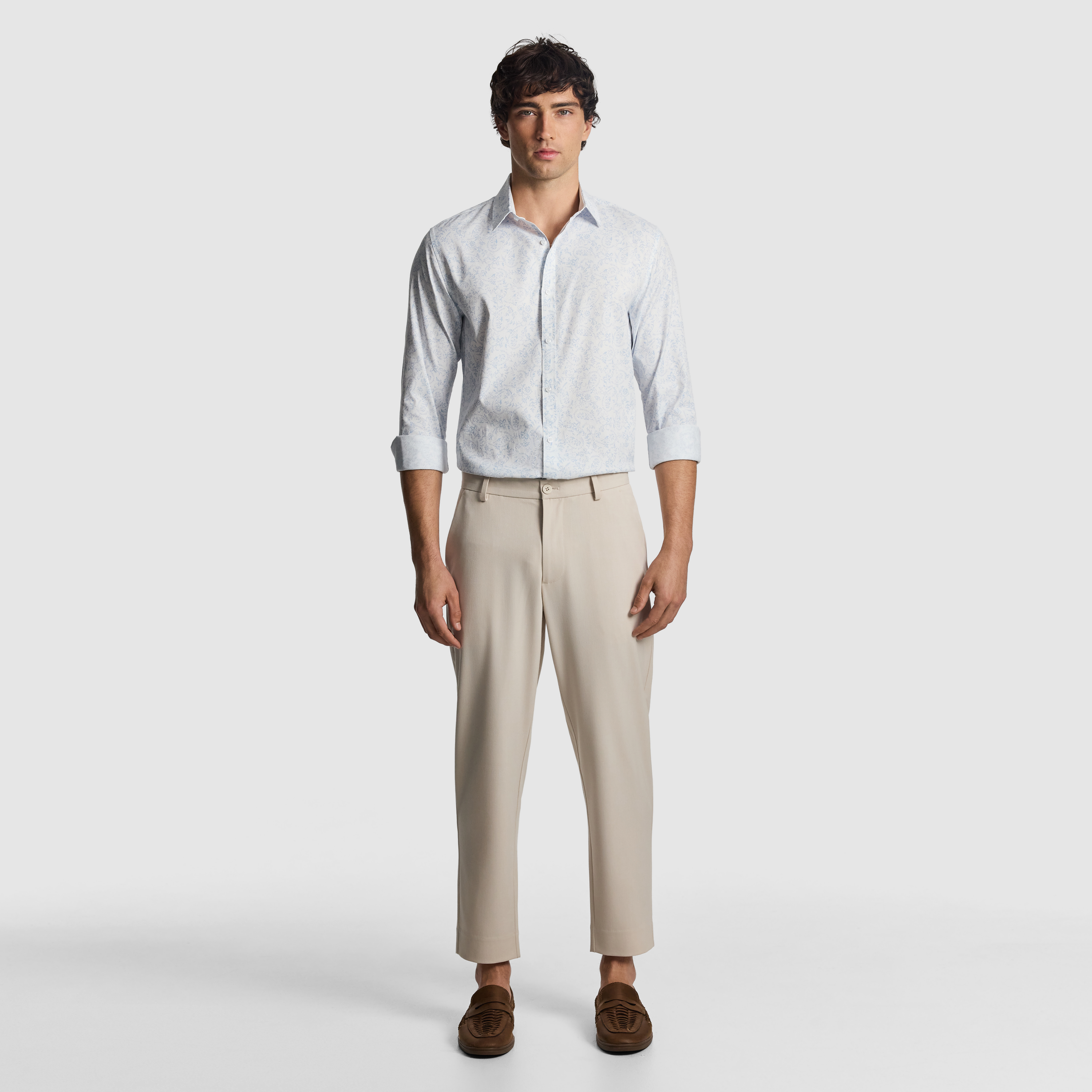 Pax Slim Paisley Print Shirt