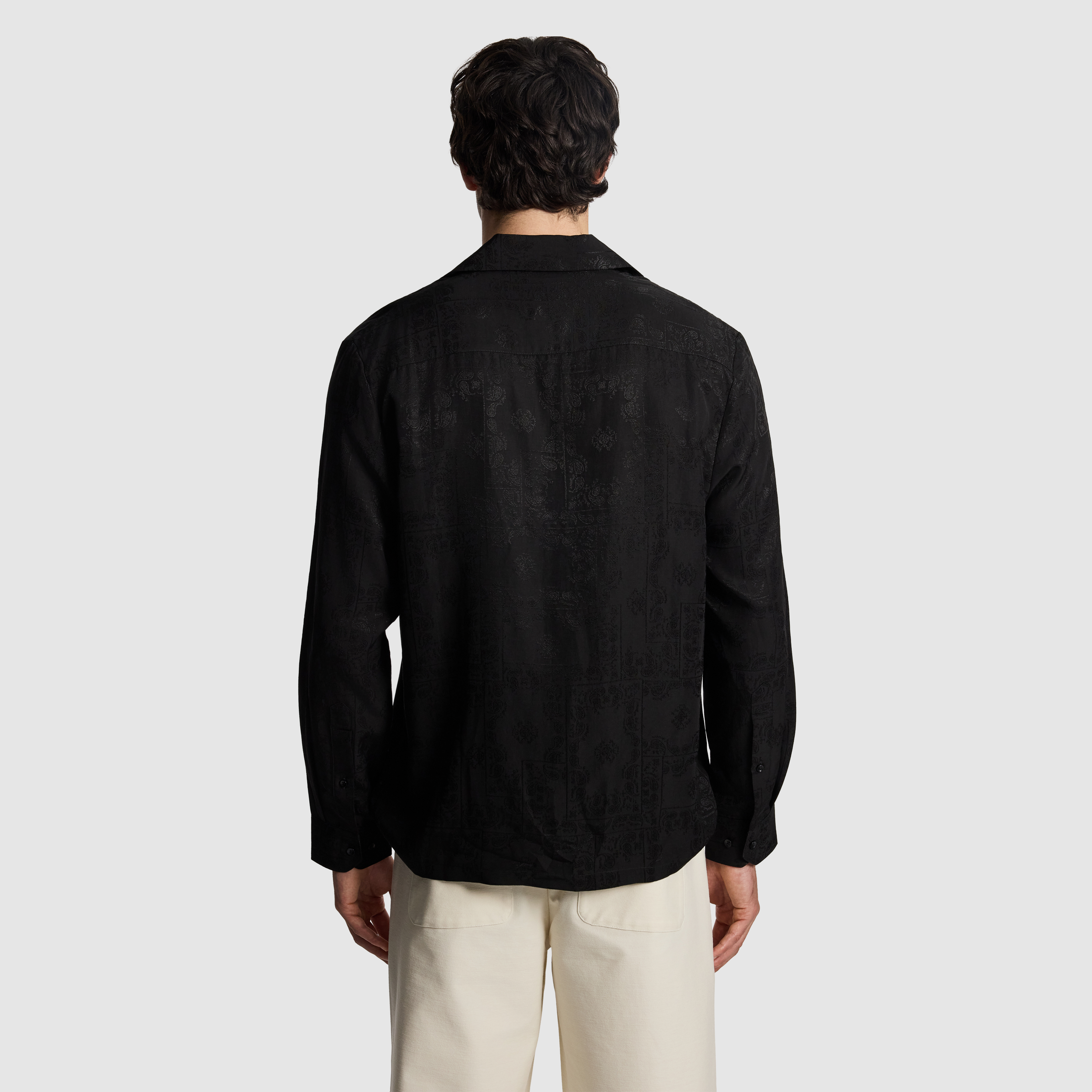 Black Calisto Paisley Shirt