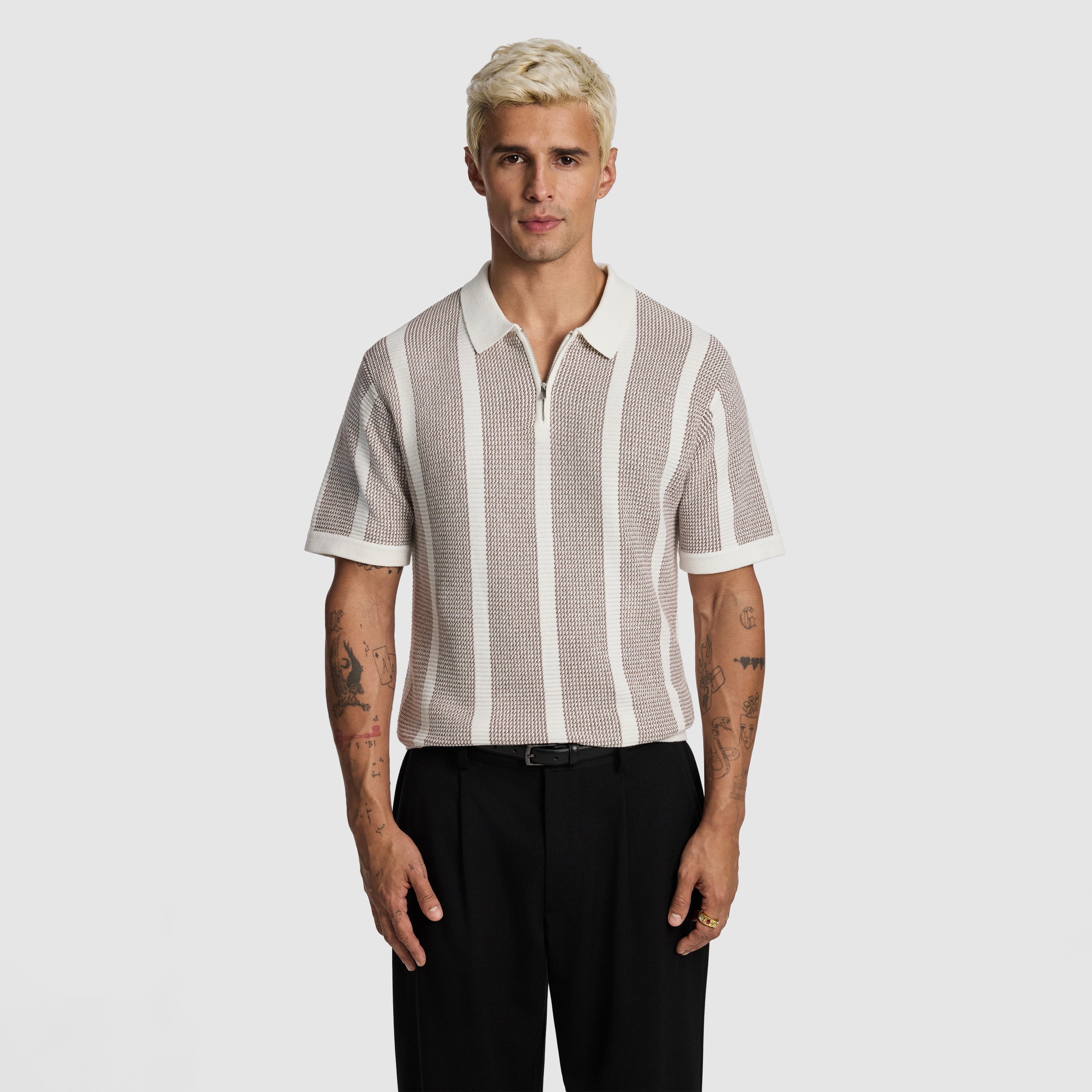 Hutley Knitted Polo Shirt