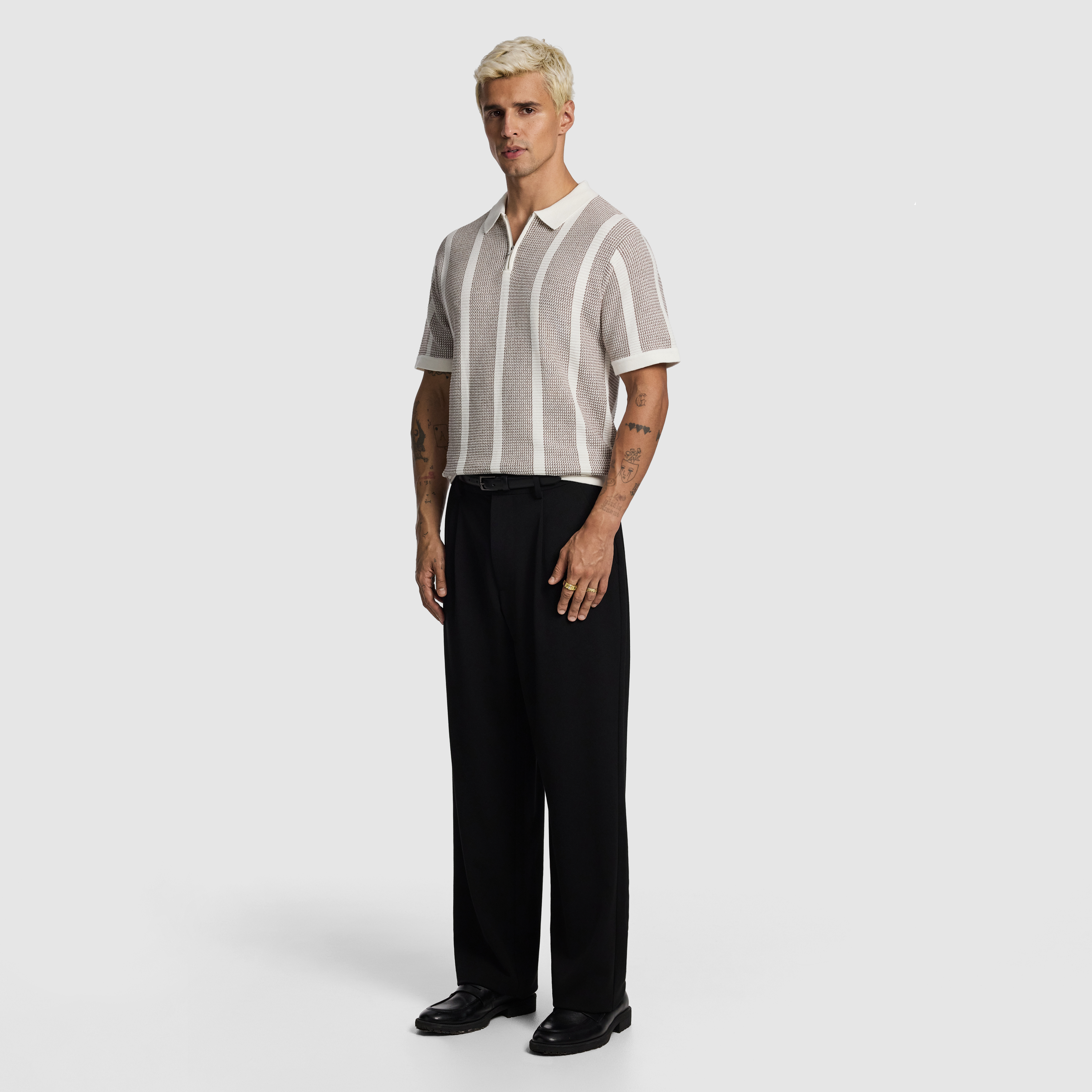 Hutley Knitted Polo Shirt