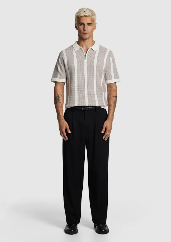 Hutley Knitted Polo Shirt