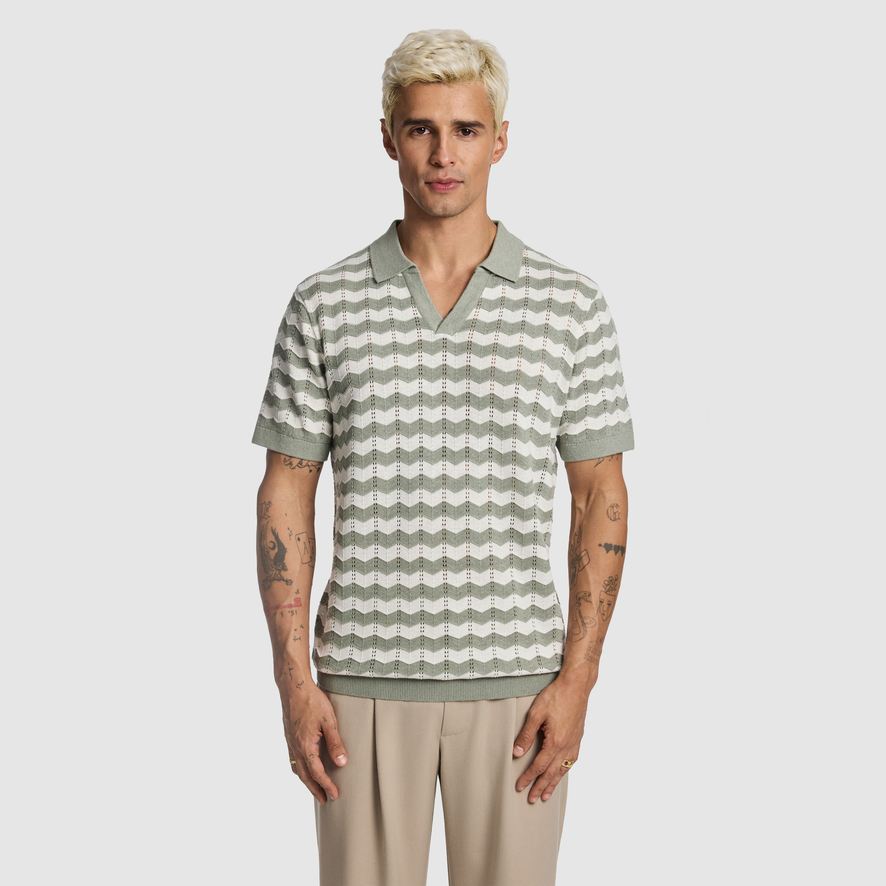 Vance Knitted Polo Shirt