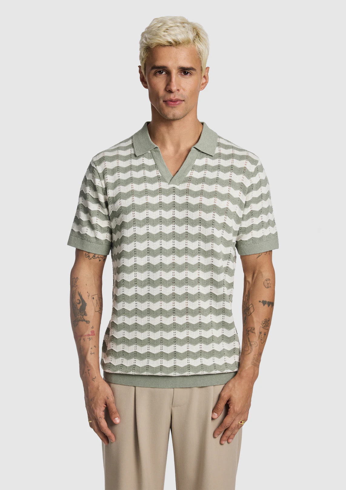 Vance Knitted Polo Shirt