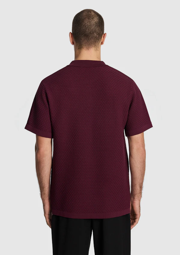 Burgundy Smith Polo Shirt