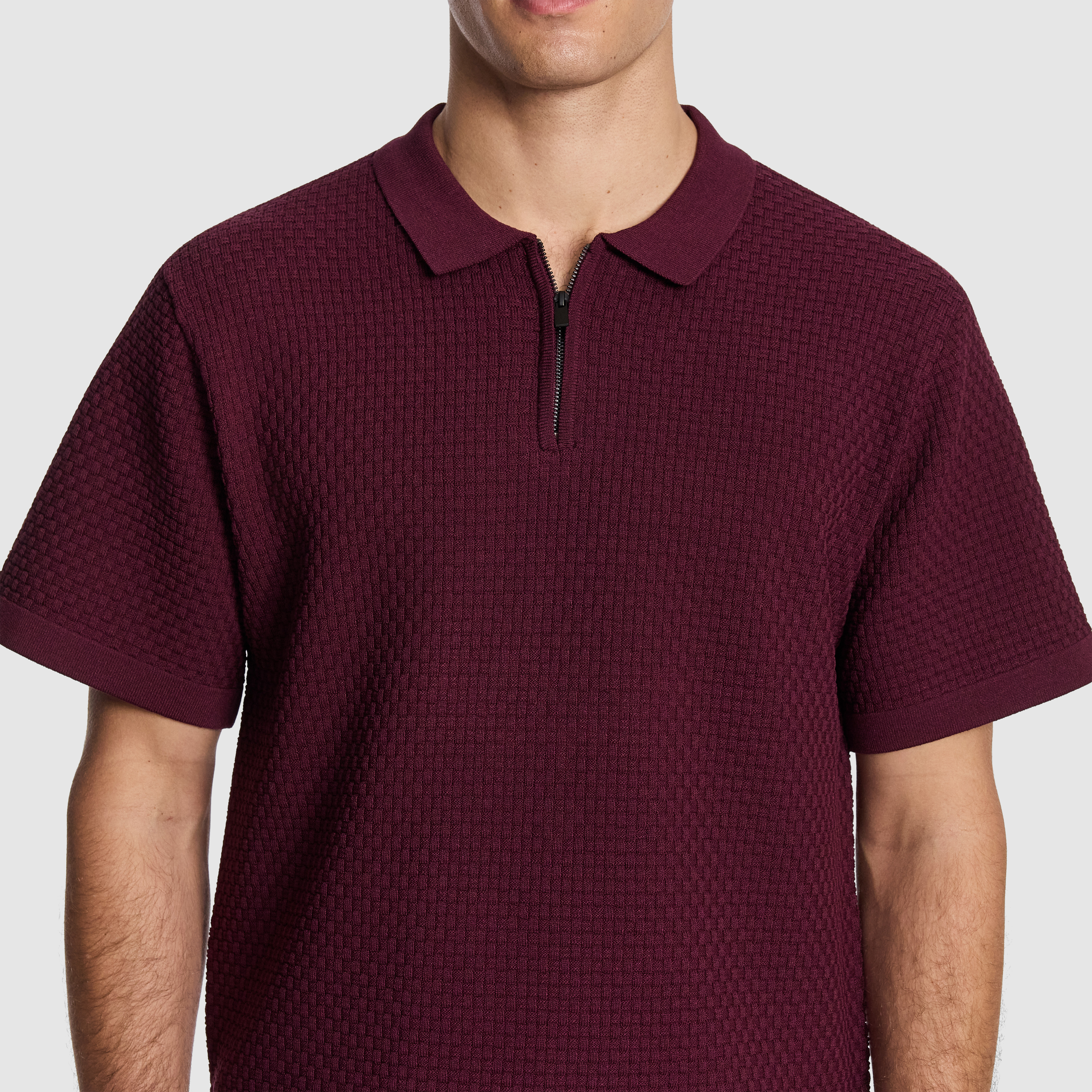 Burgundy Smith Polo Shirt
