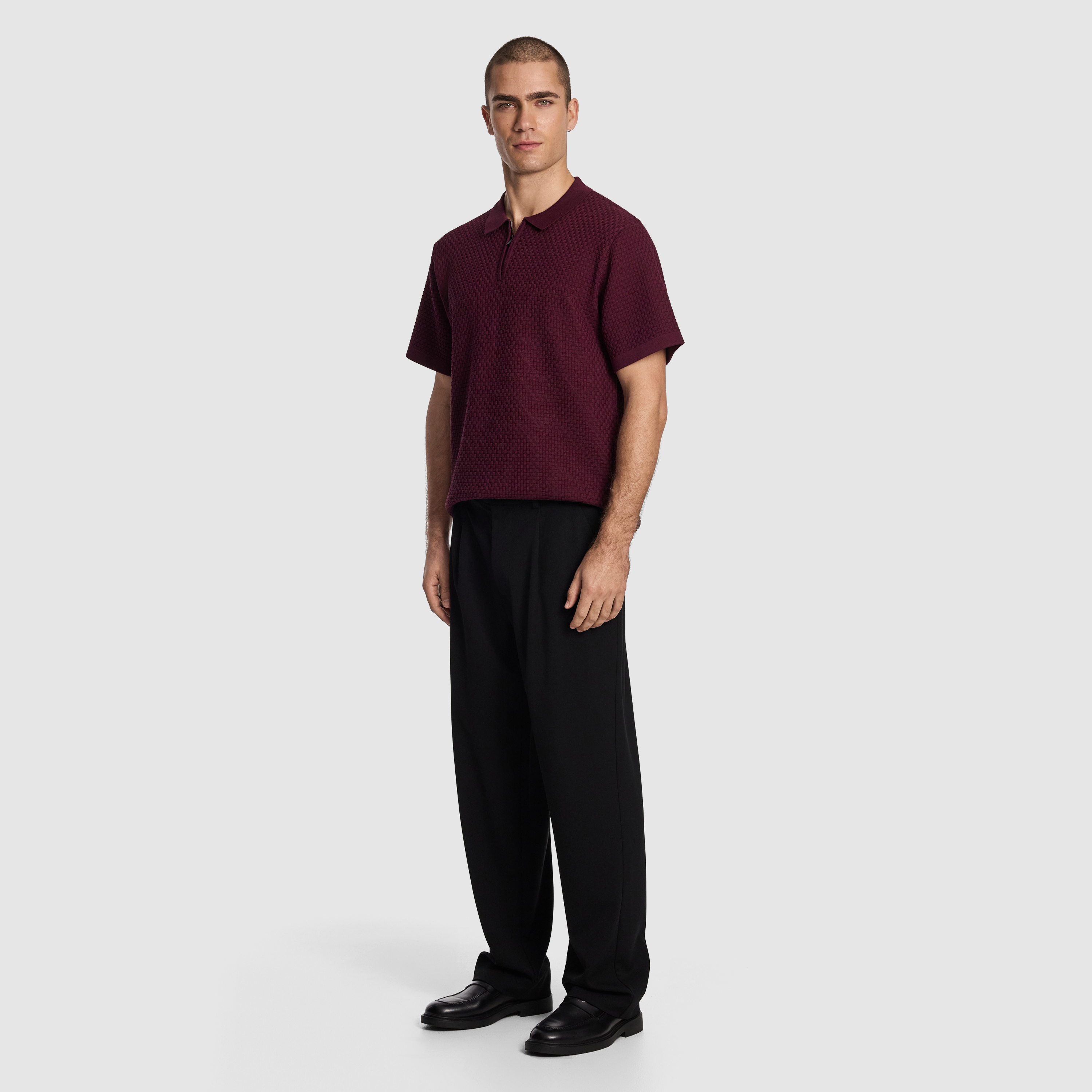 Burgundy Smith Polo Shirt