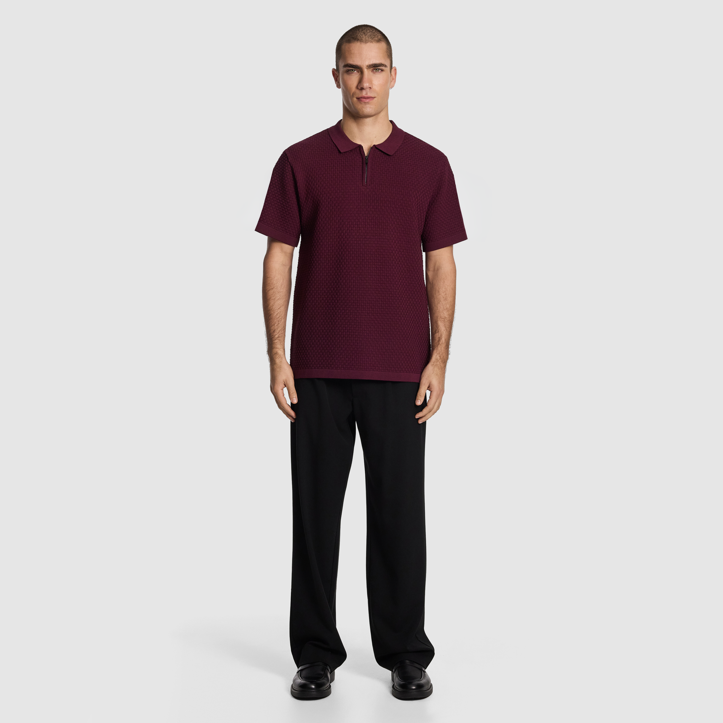 Burgundy Smith Polo Shirt