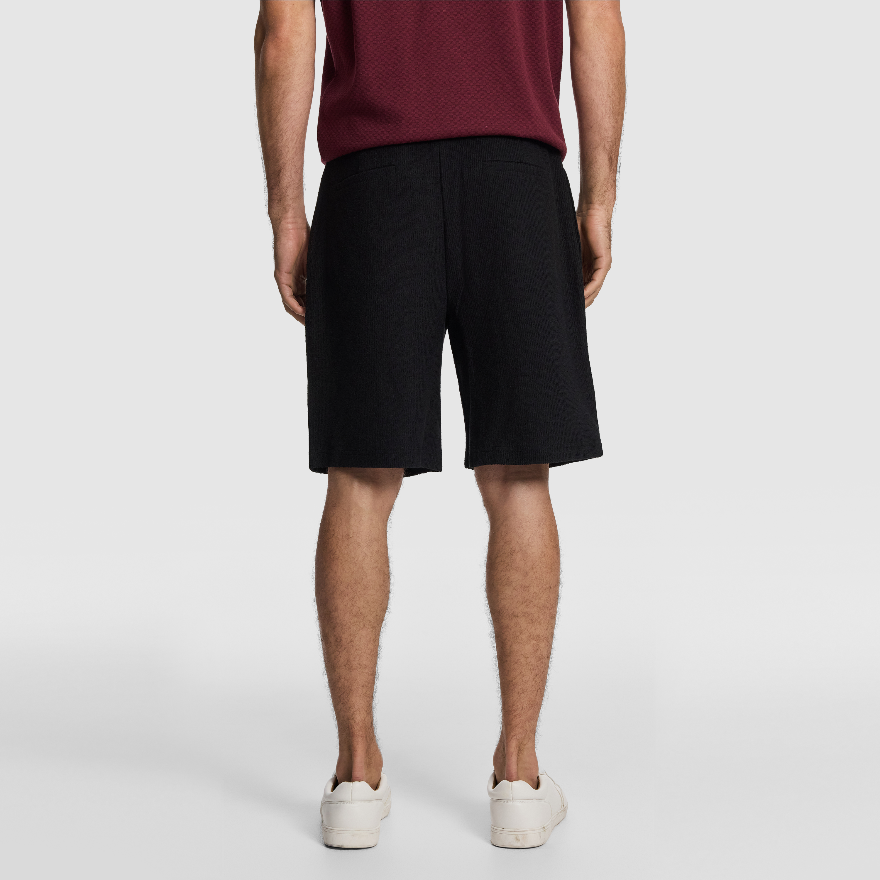Black Rio Embroidered Short