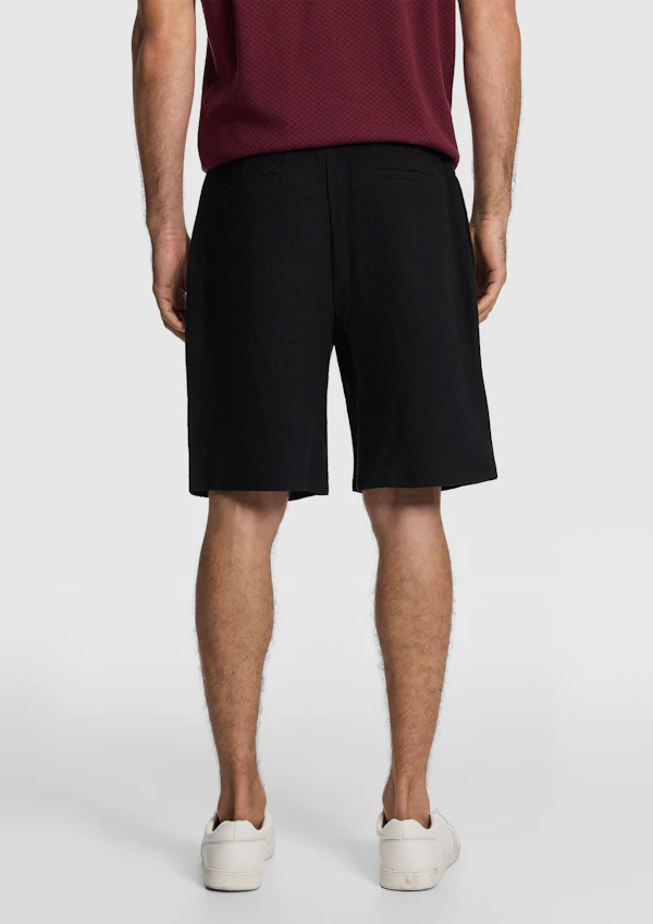 Black Rio Embroidered Short