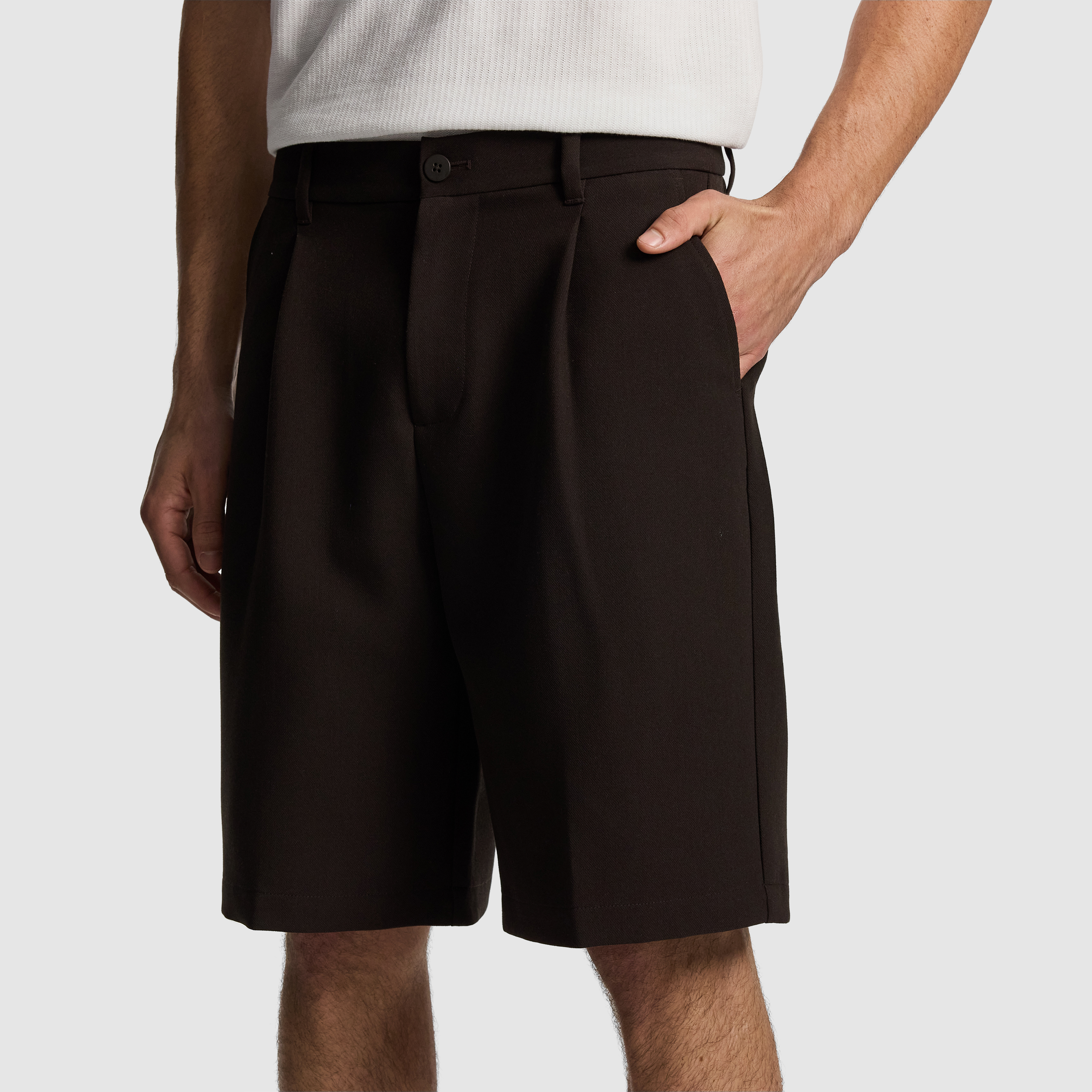 Chocolate Merrick Relaxed Short