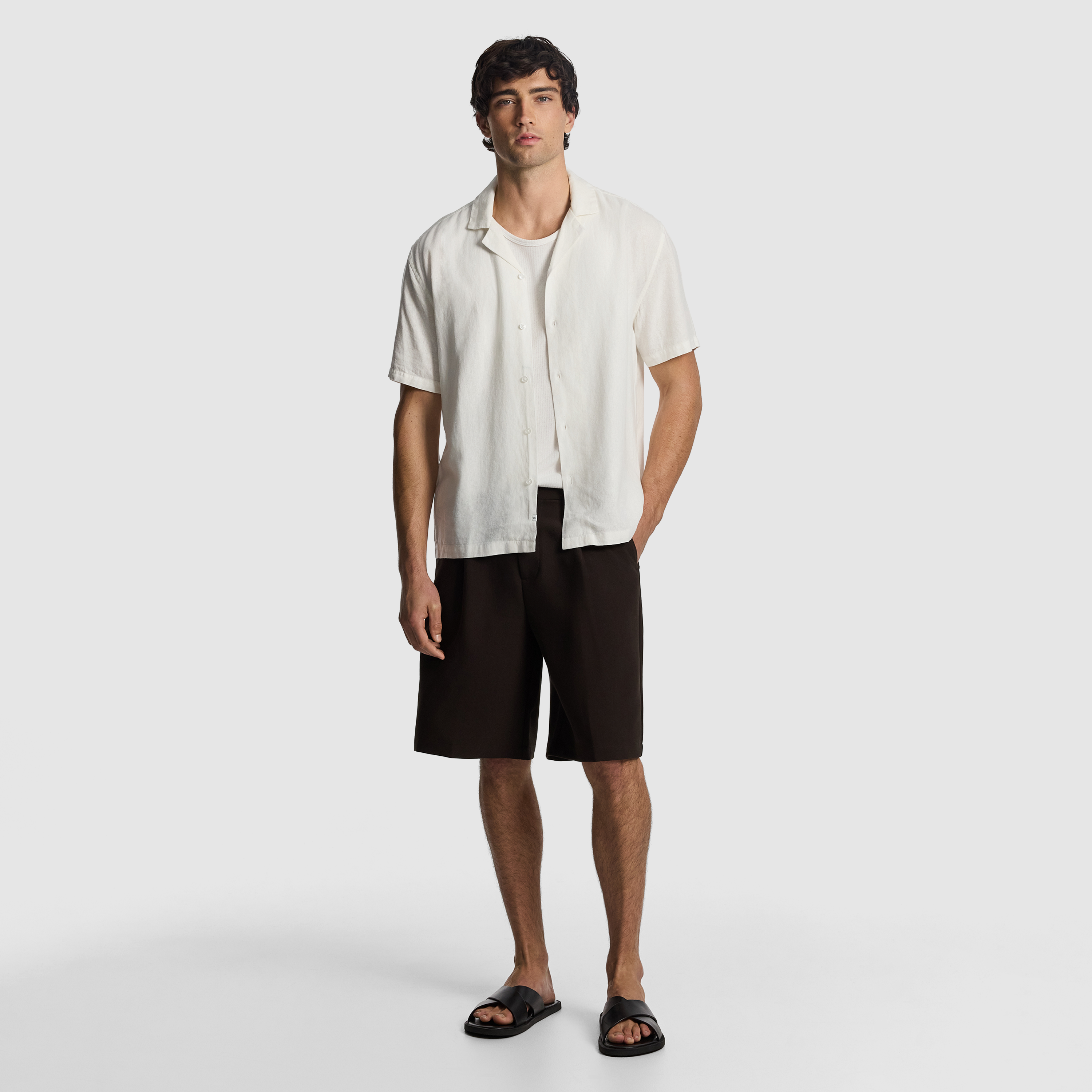 Chocolate Merrick Relaxed Short