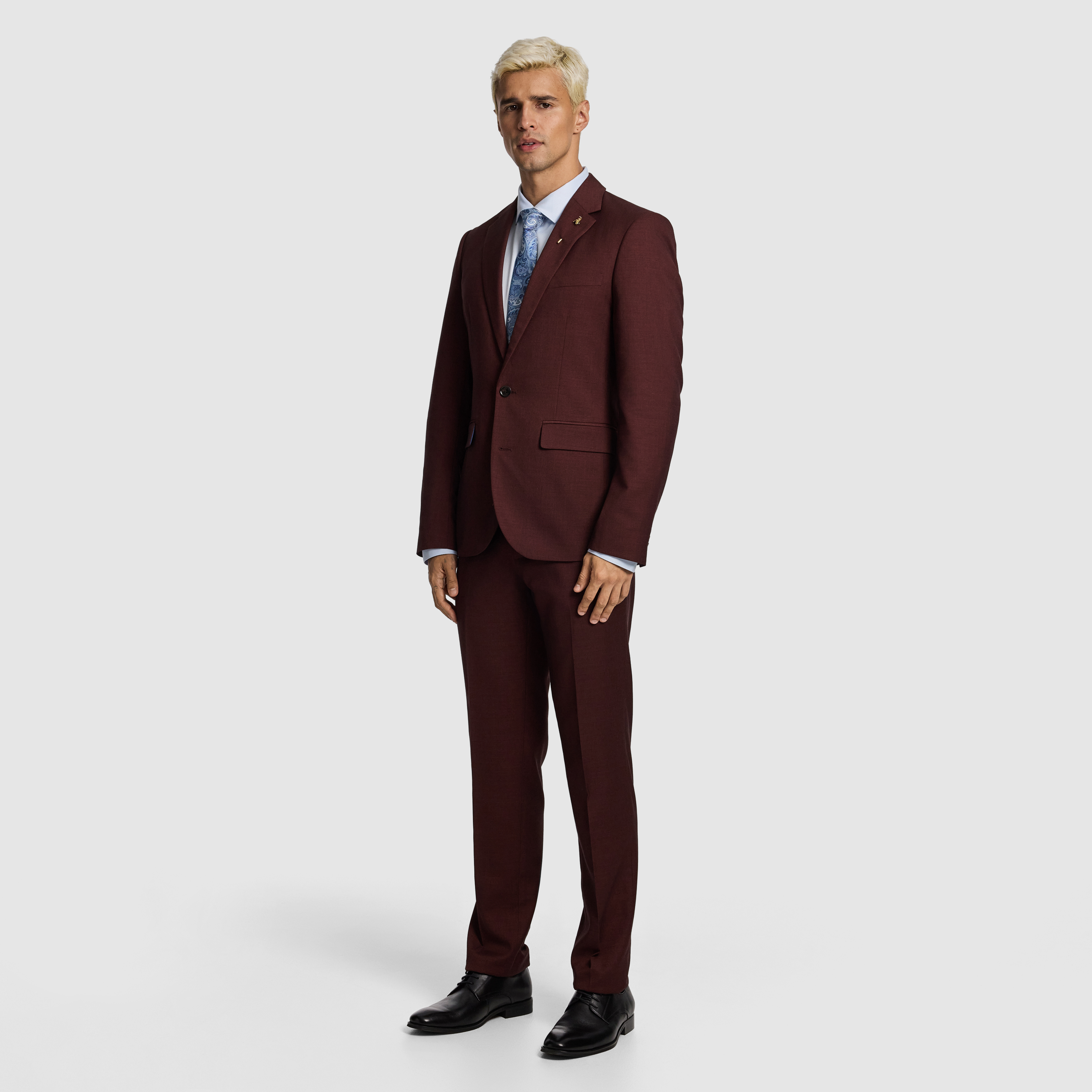 Rust Marshal Slim Suit Jacket