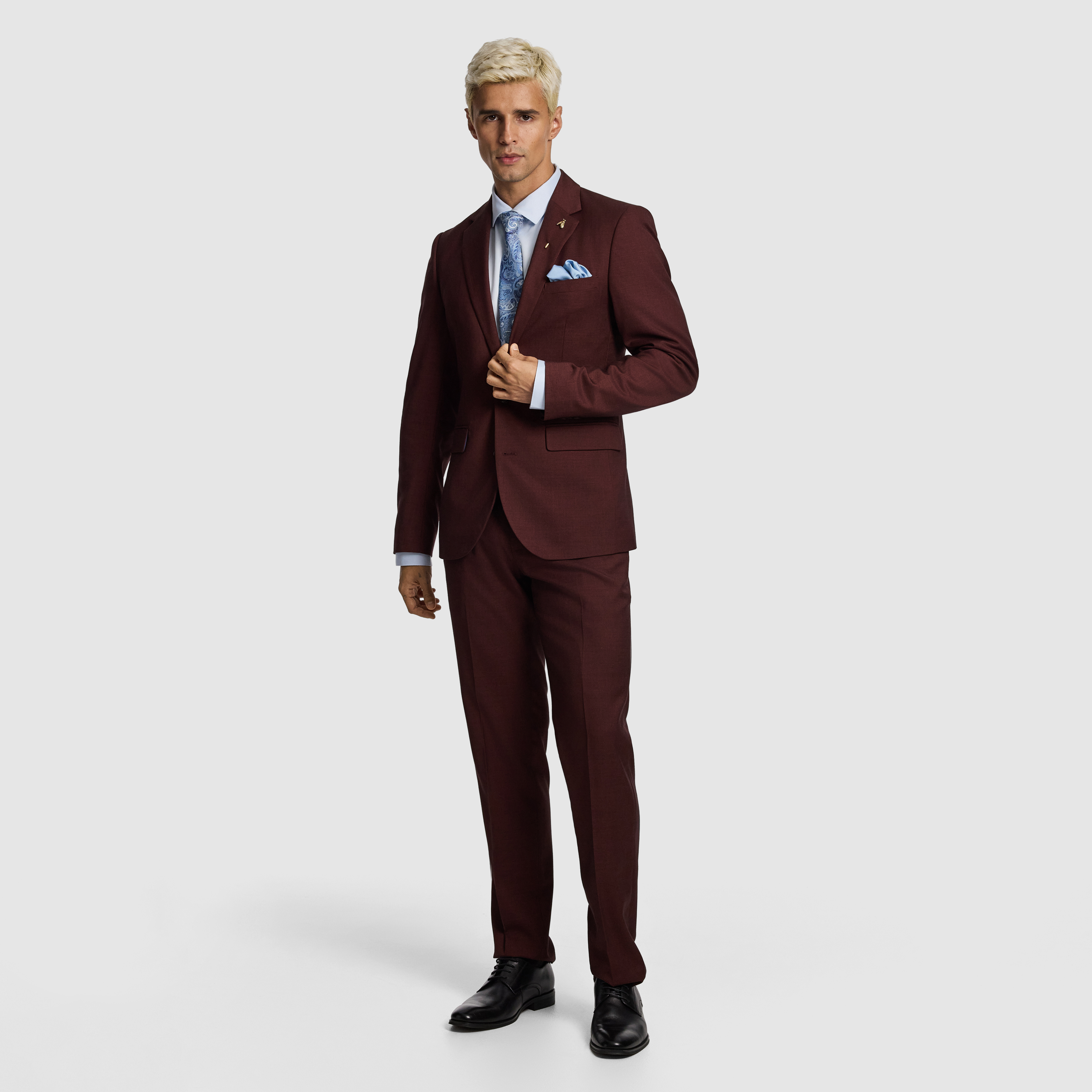 Rust Marshal Slim Suit Jacket