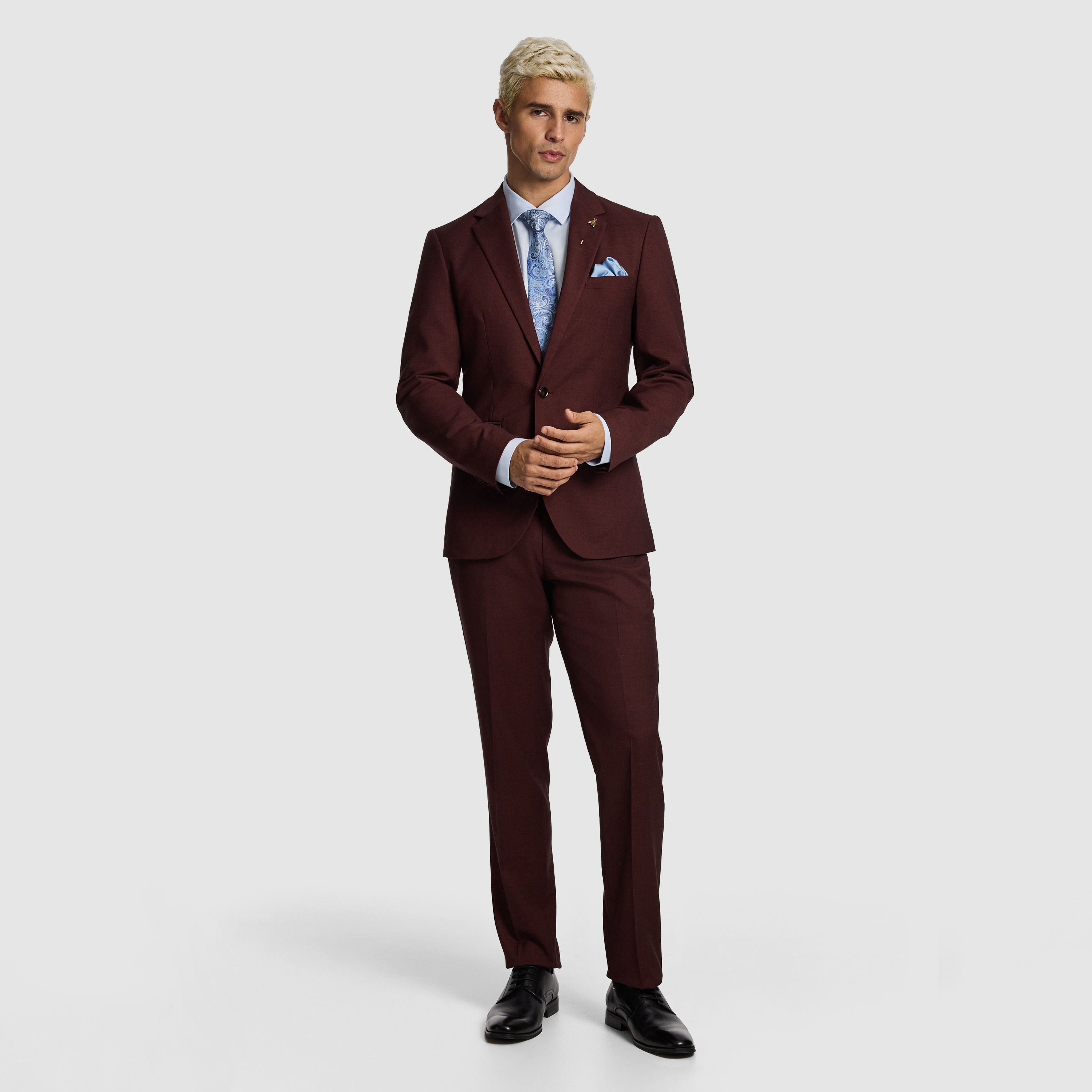 Rust Marshal Slim Suit Jacket