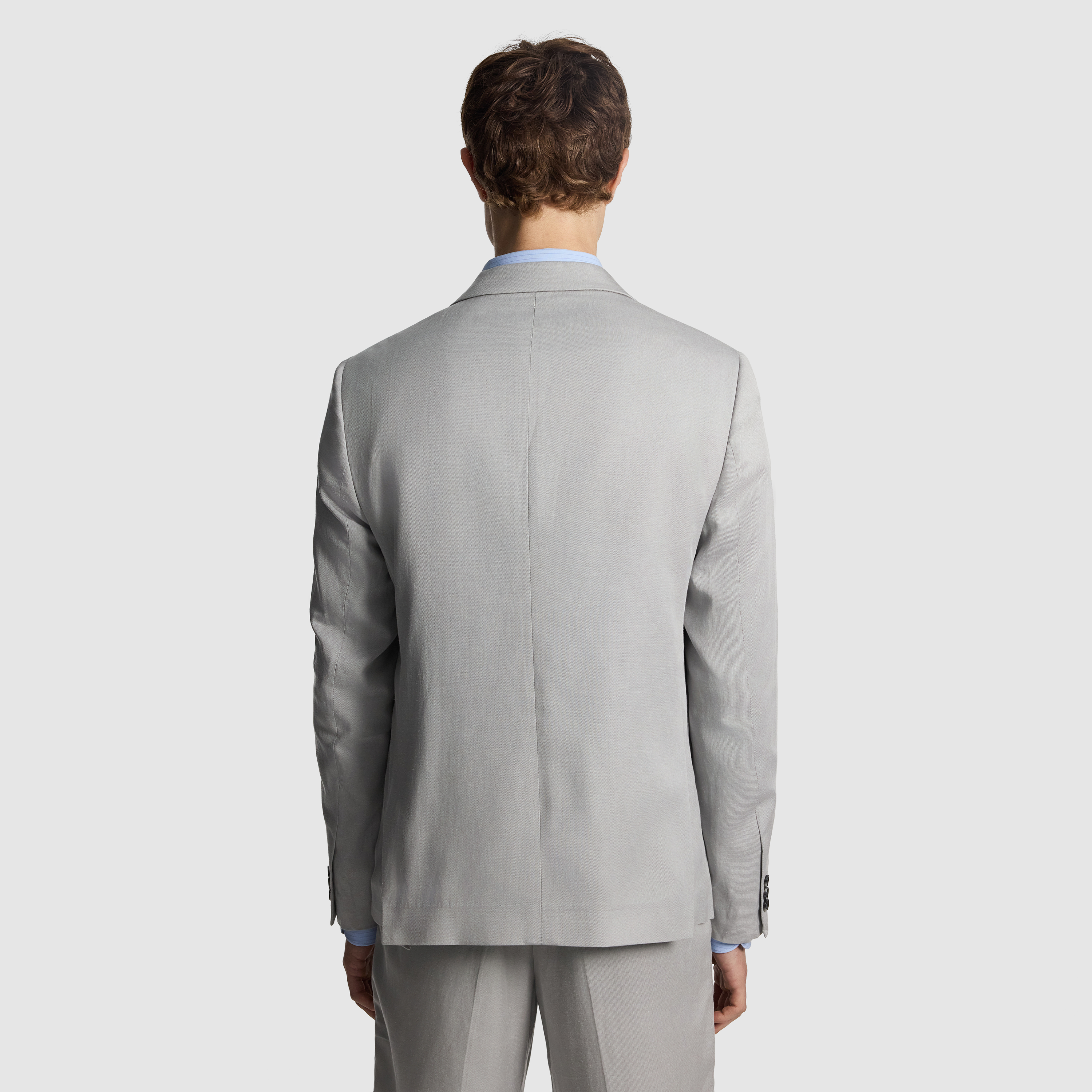 Stone Odin Relaxed Fit Double Breasted Suit Jacket