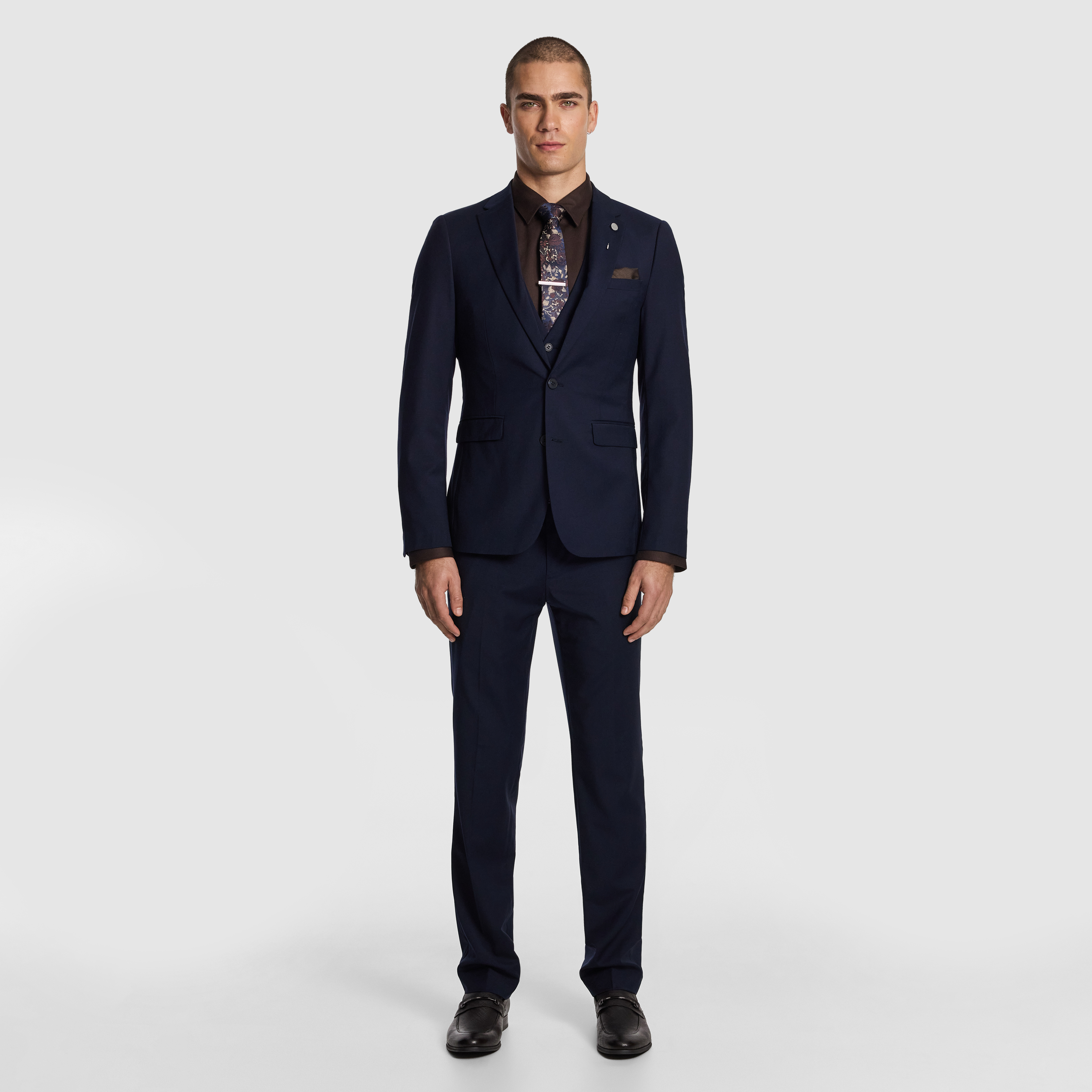 Navy Atlas Slim Suit Jacket