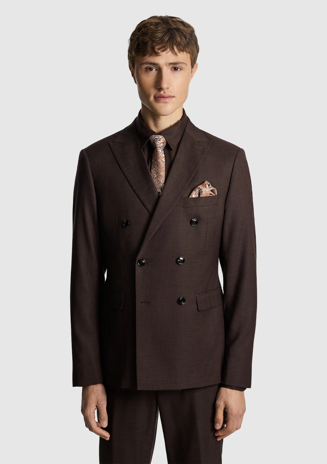Luiji Double Breasted Suit Jacket