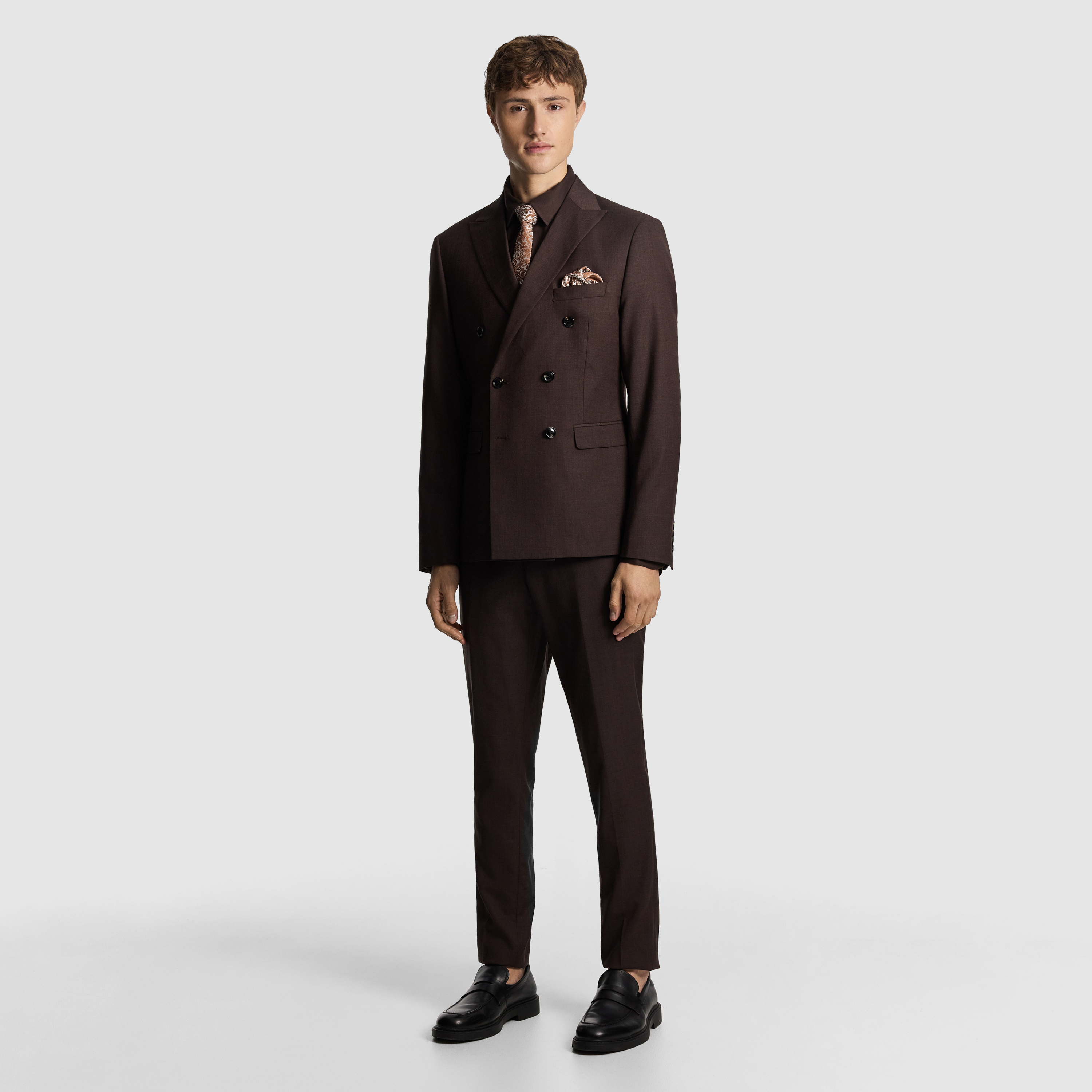 Luiji Double Breasted Suit Jacket