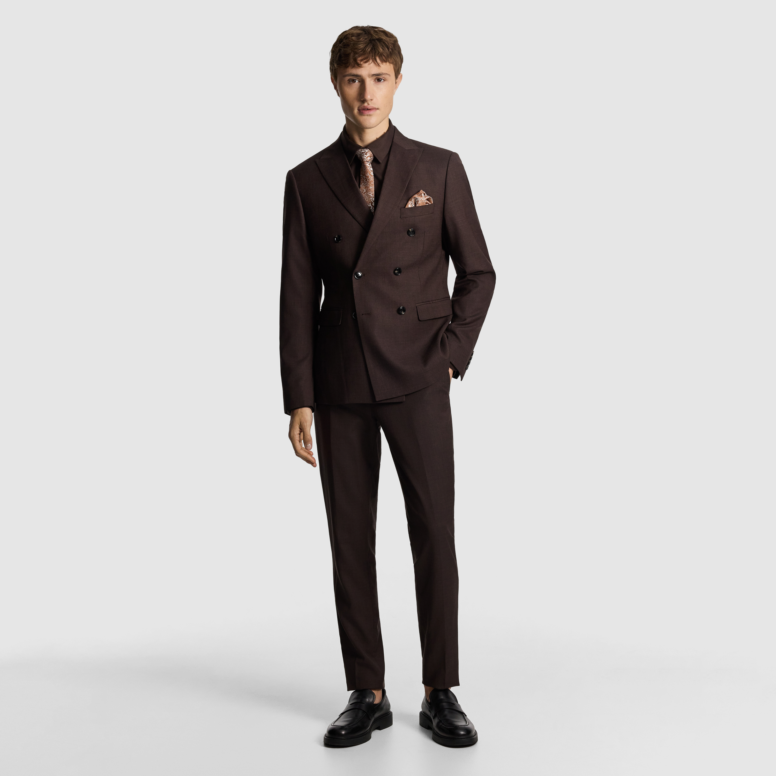 Luiji Double Breasted Suit Jacket