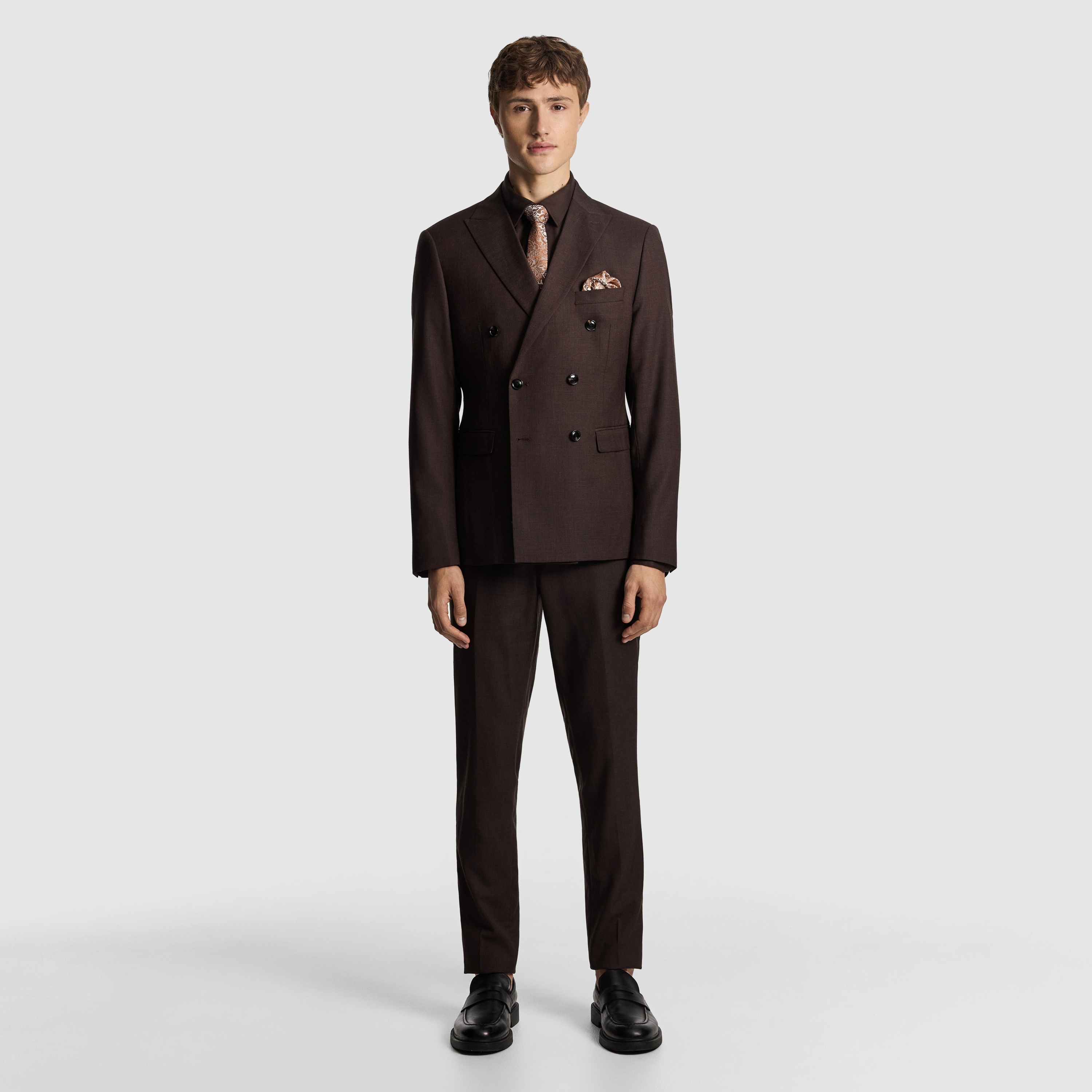 Luiji Double Breasted Suit Jacket