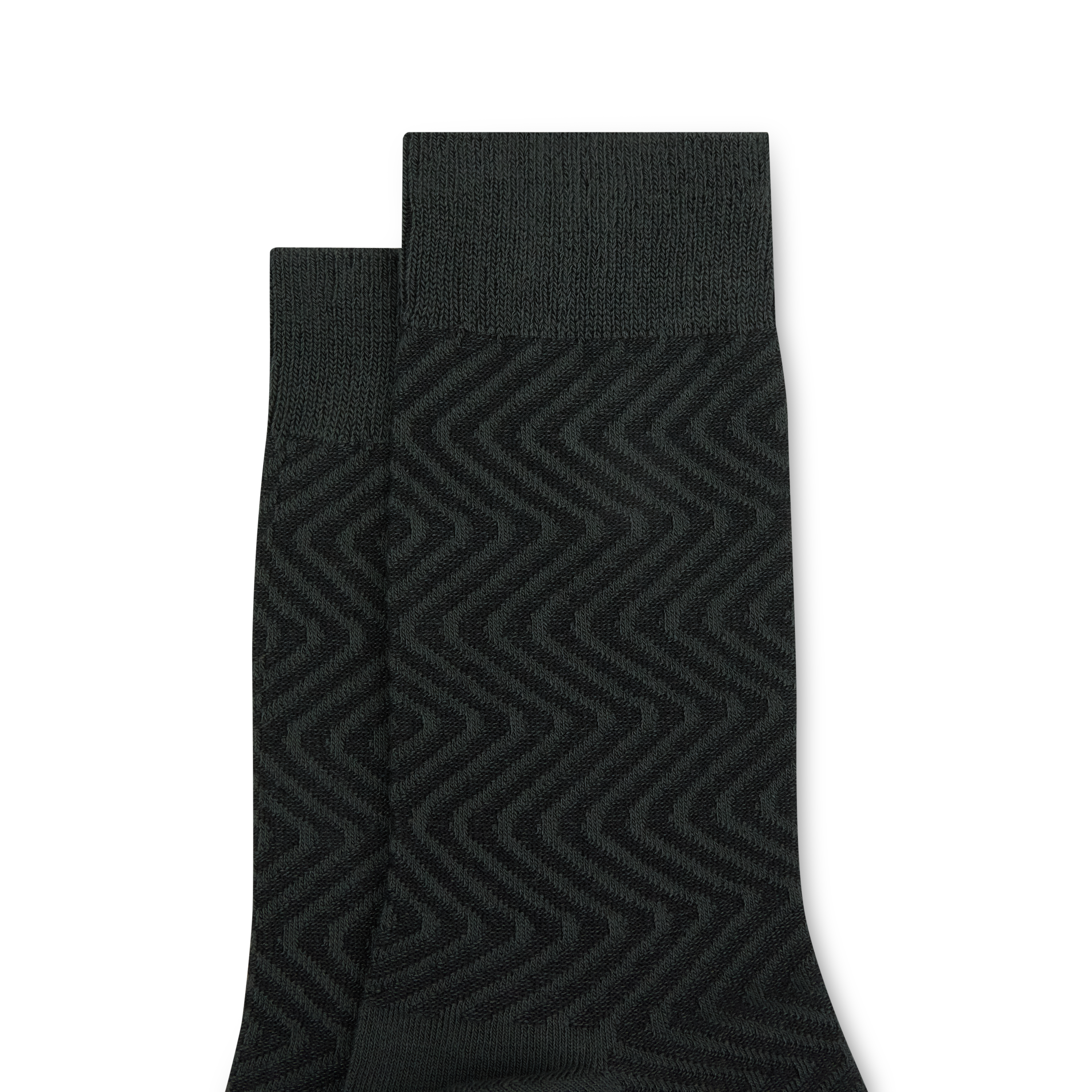Zigzag Textured Bamboo Sock