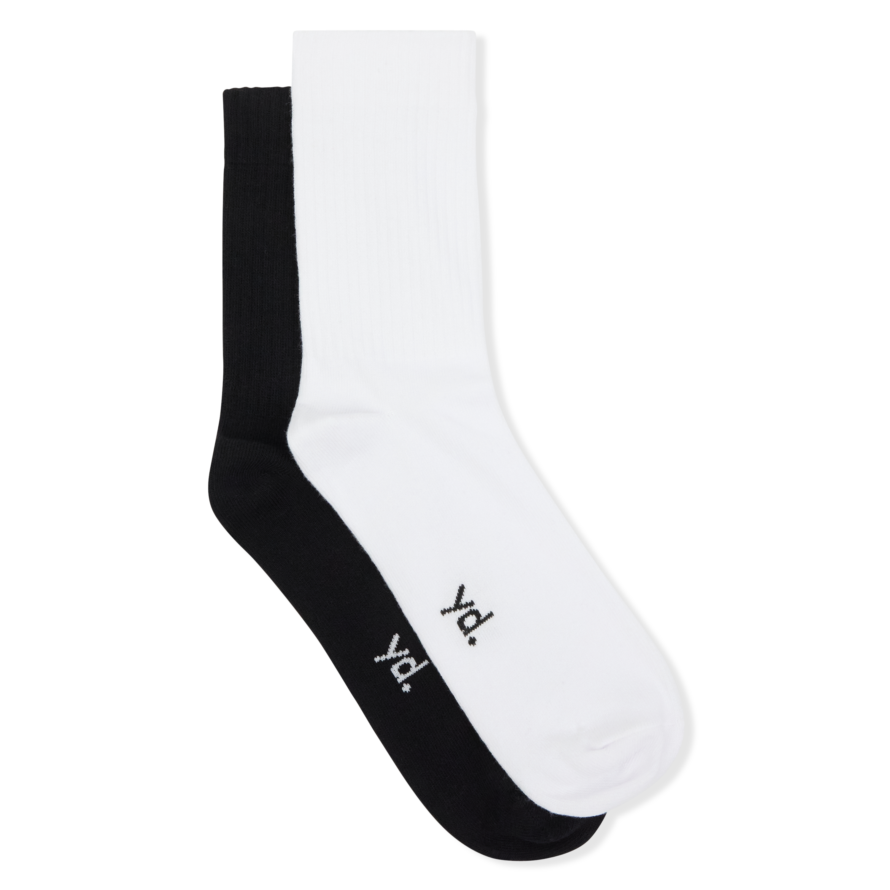 Classic Ribbed 2 Pack Socks