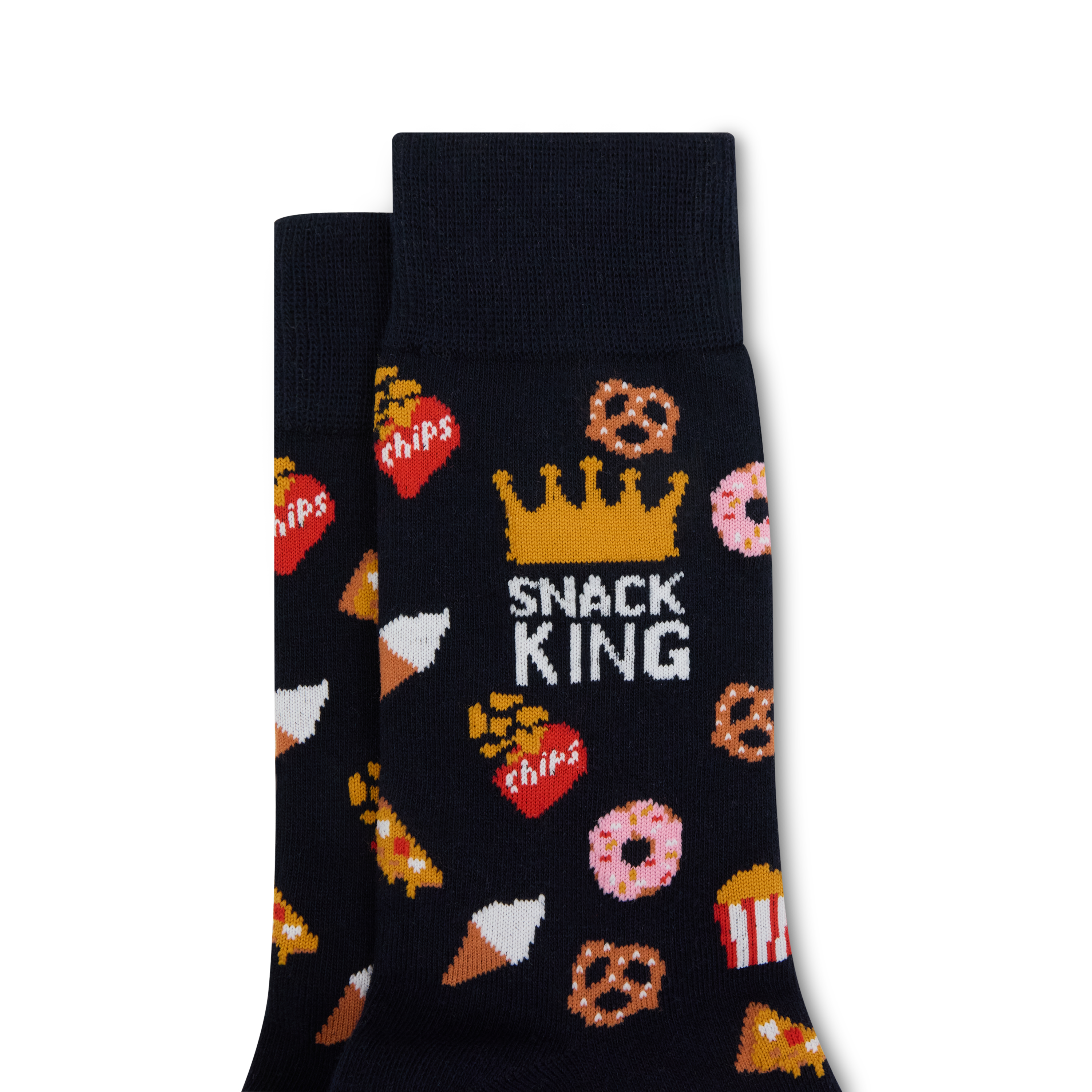 Navy Snack Pun Sock
