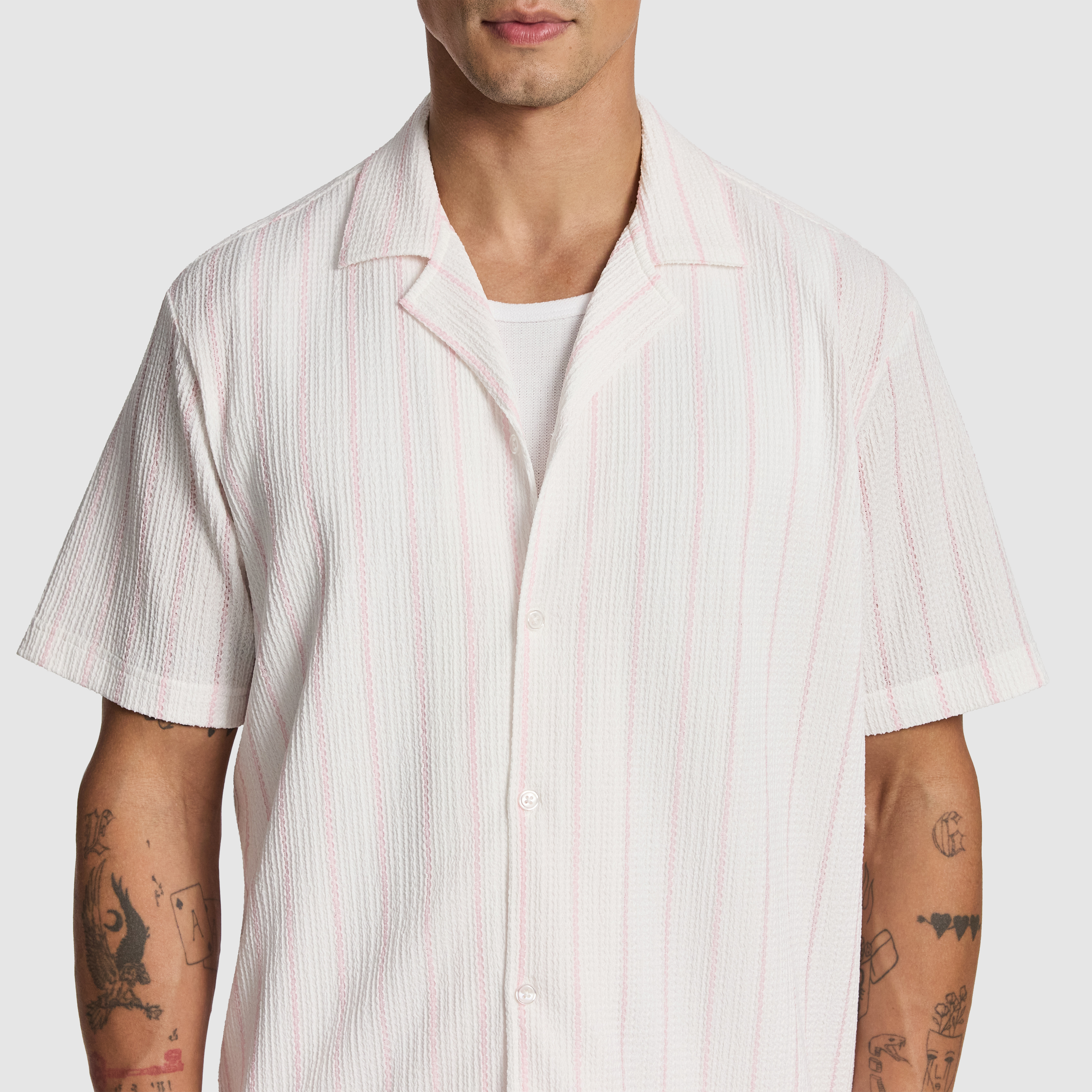 White Cruise Stripe Shirt