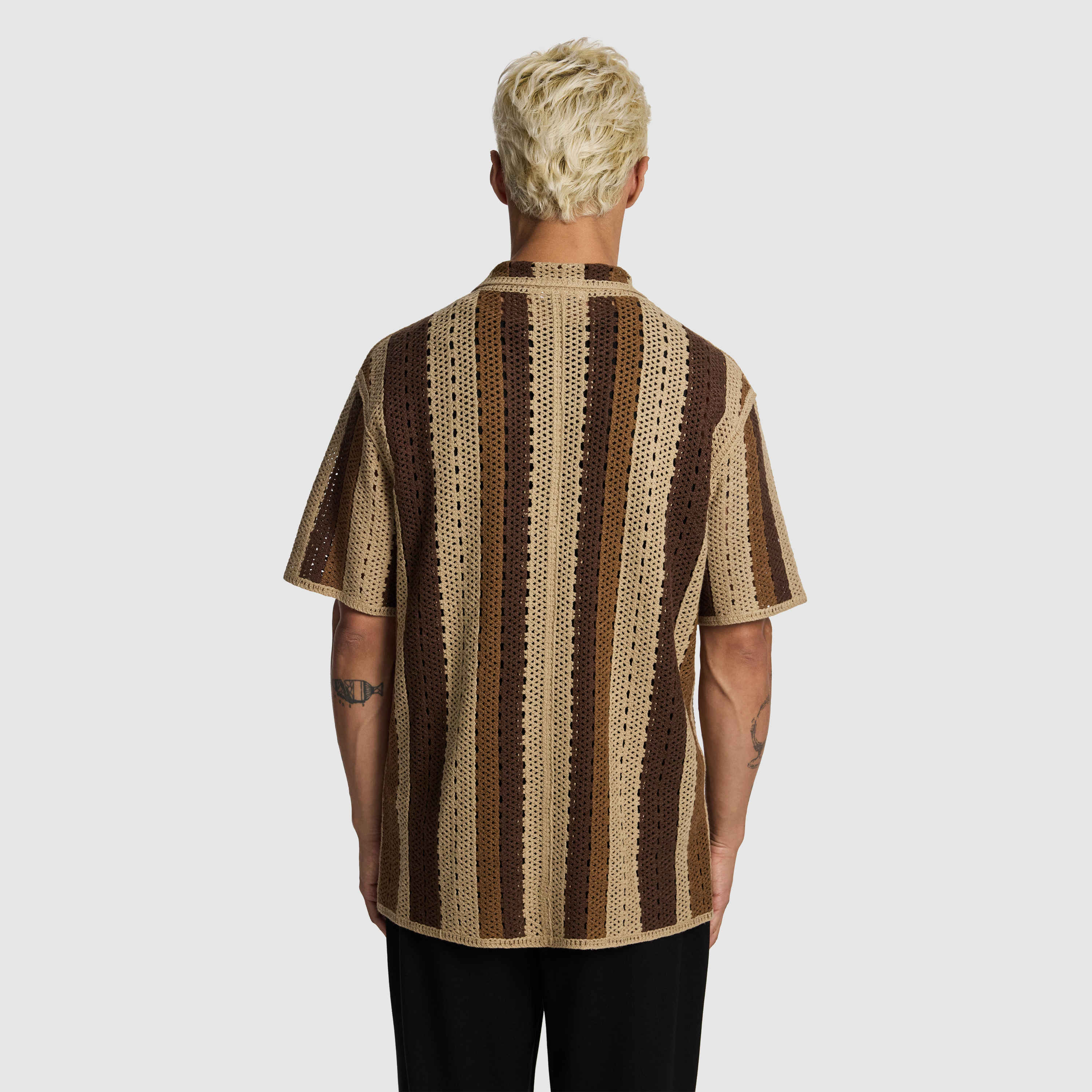 Caramel Bay Crochet Shirt