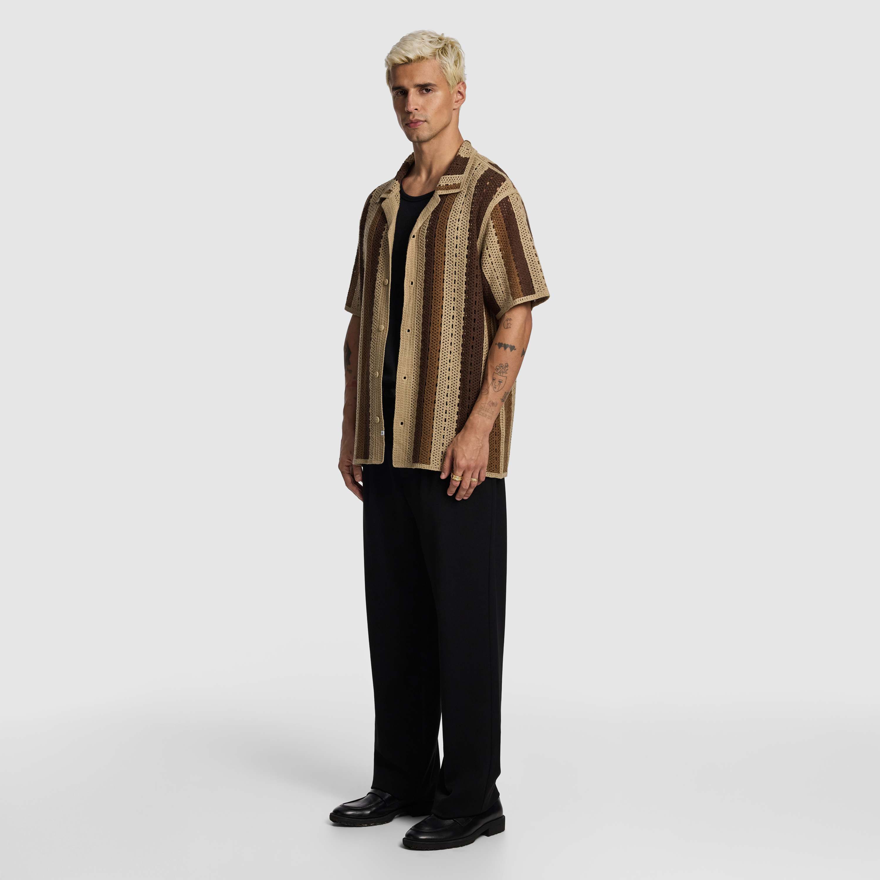 Caramel Bay Crochet Shirt