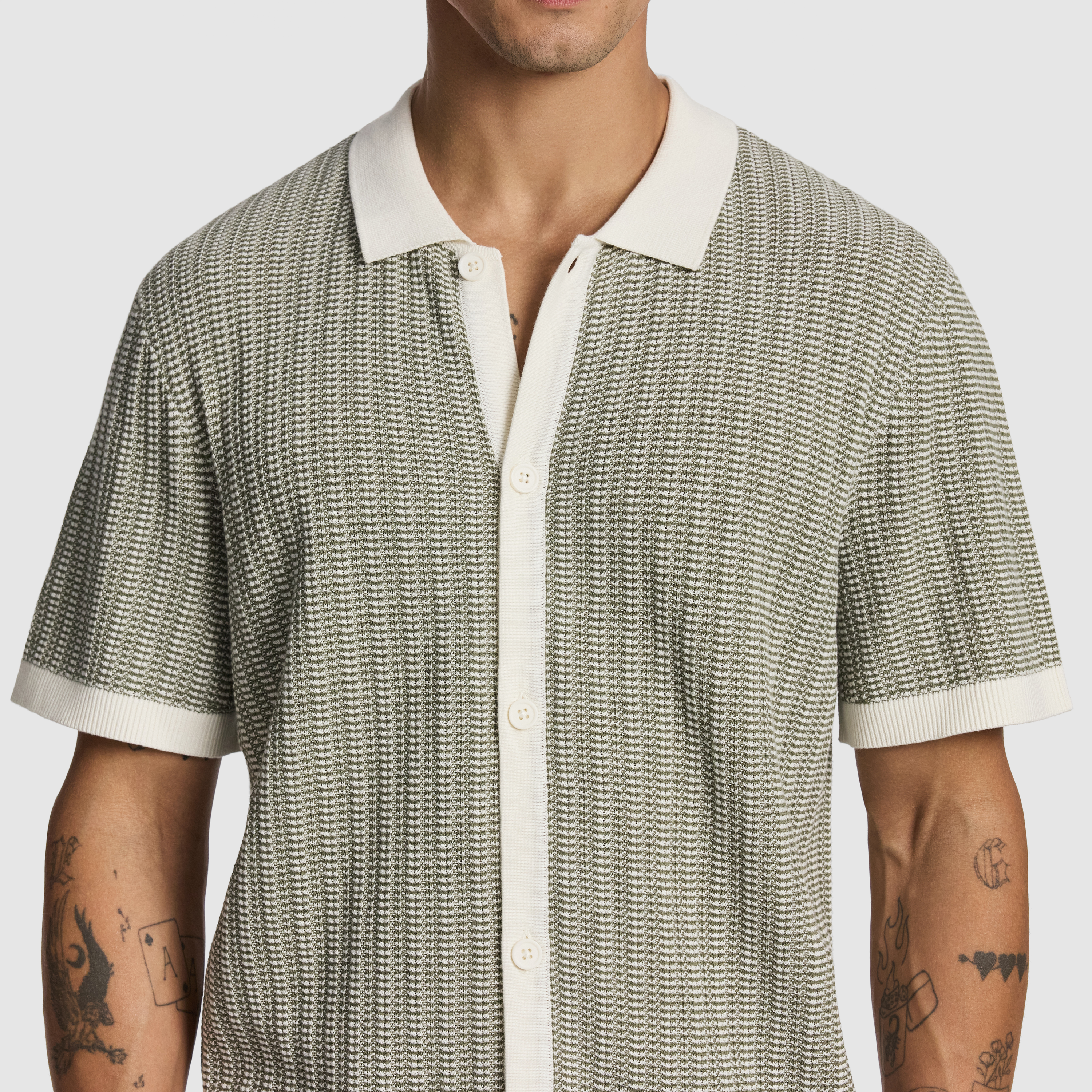 Green Elio Knitted Shirt