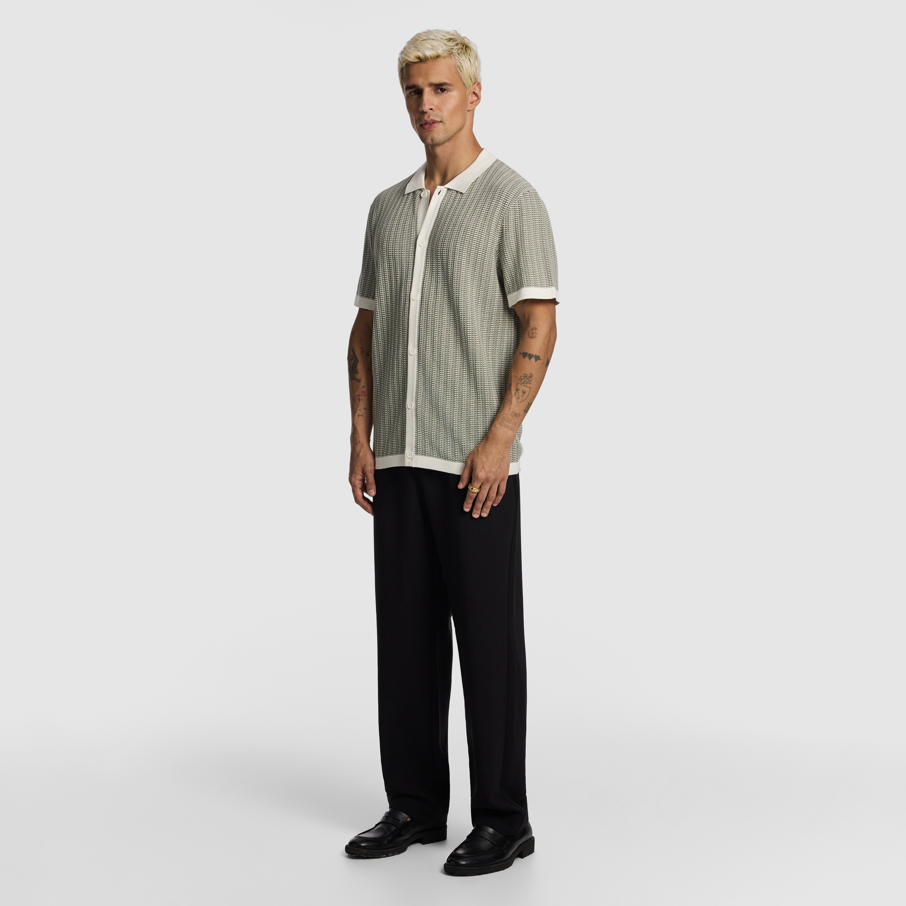 Green Elio Knitted Shirt