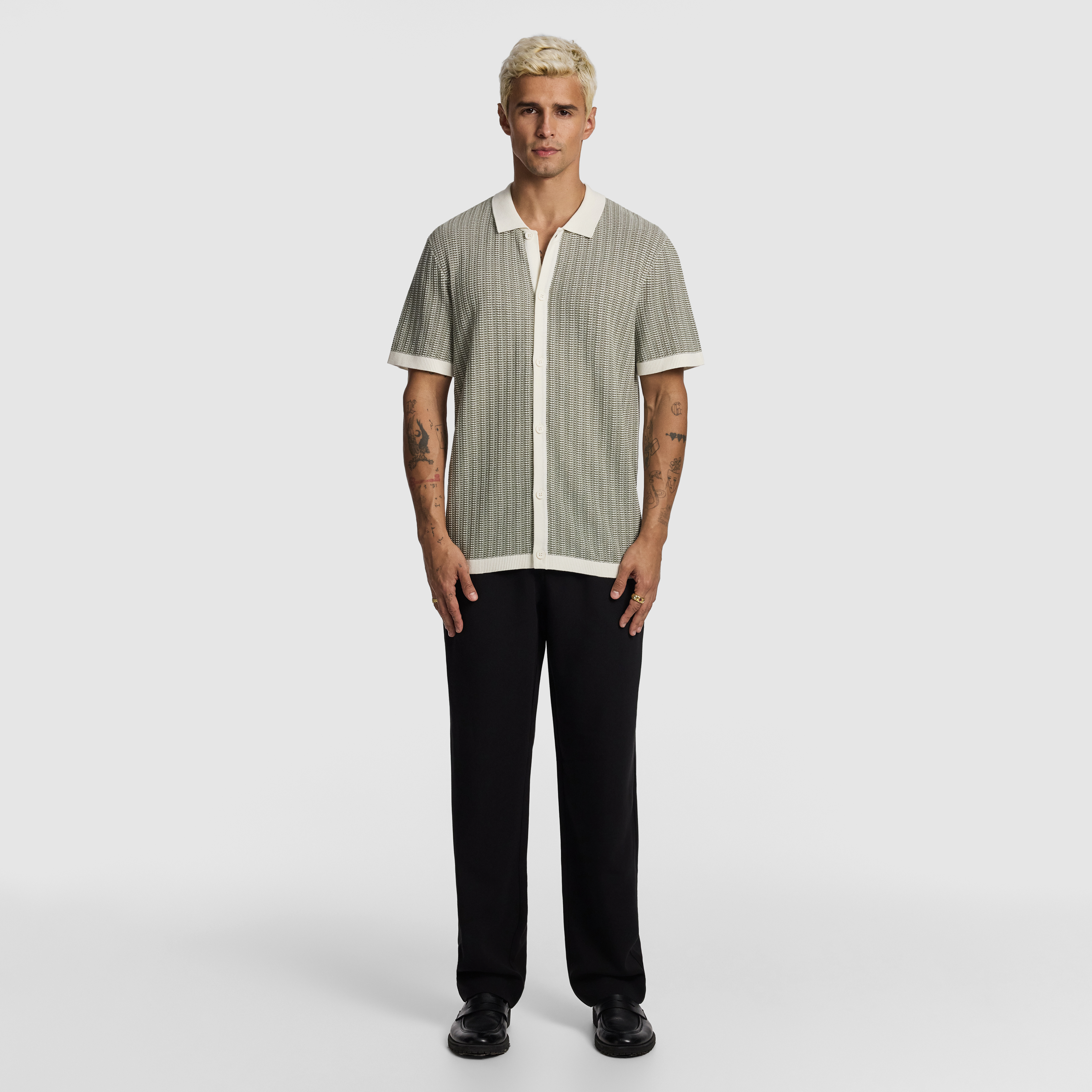 Green Elio Knitted Shirt