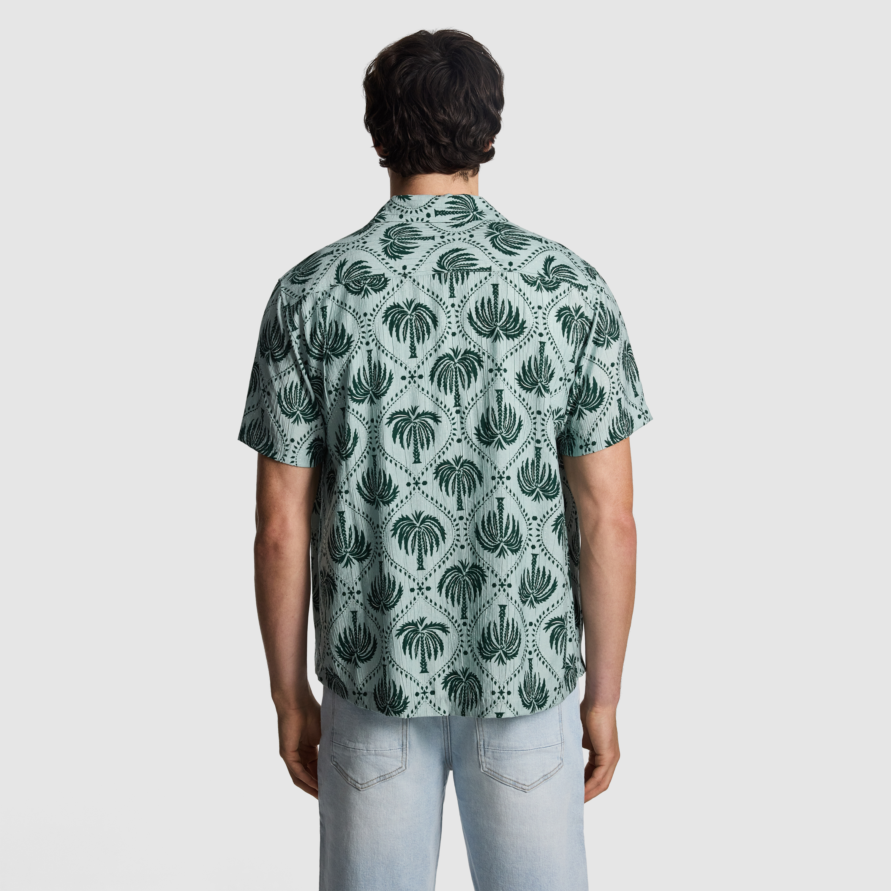 Sage Dax Printed Shirt