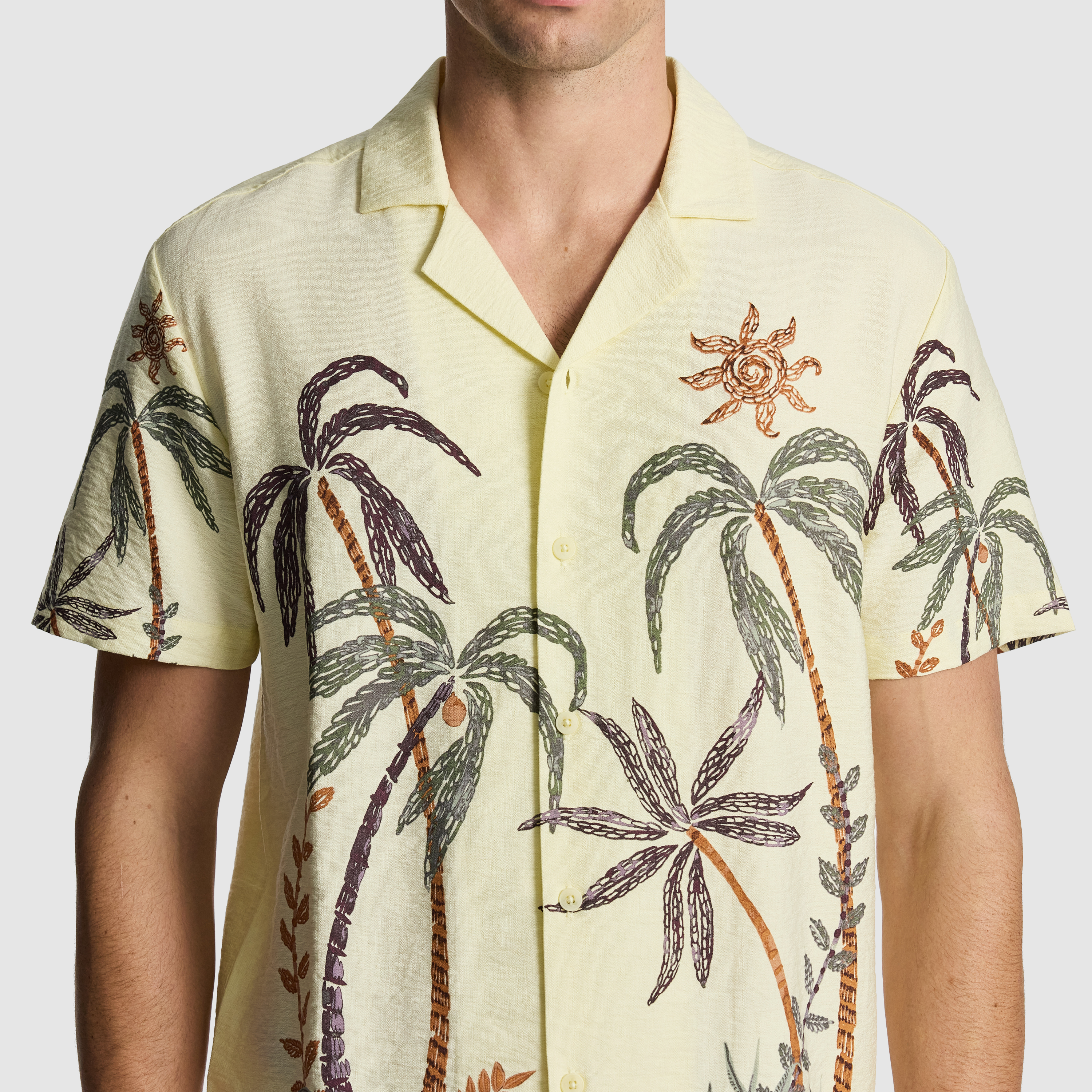 Yellow Soren Printed Shirt