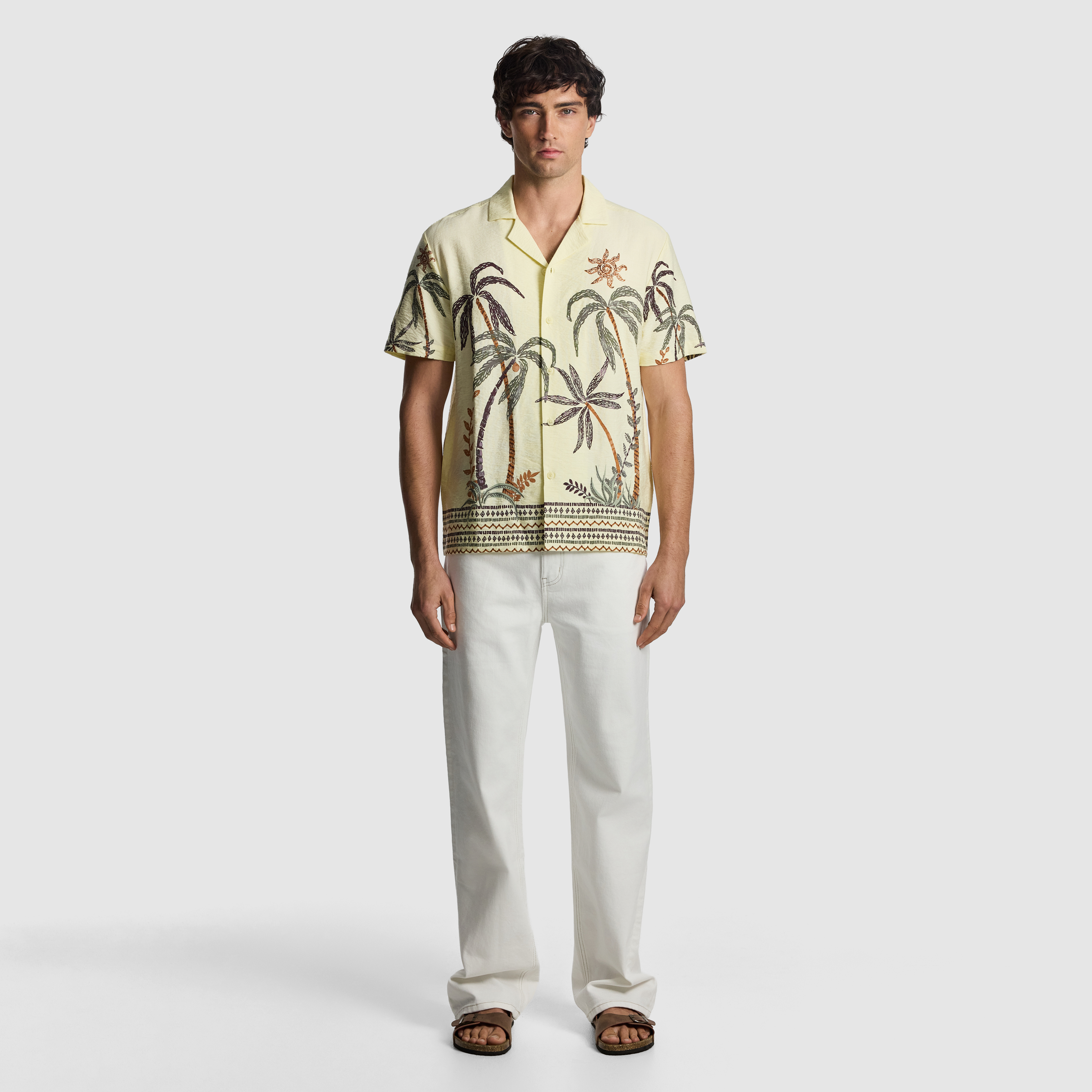 Yellow Soren Printed Shirt