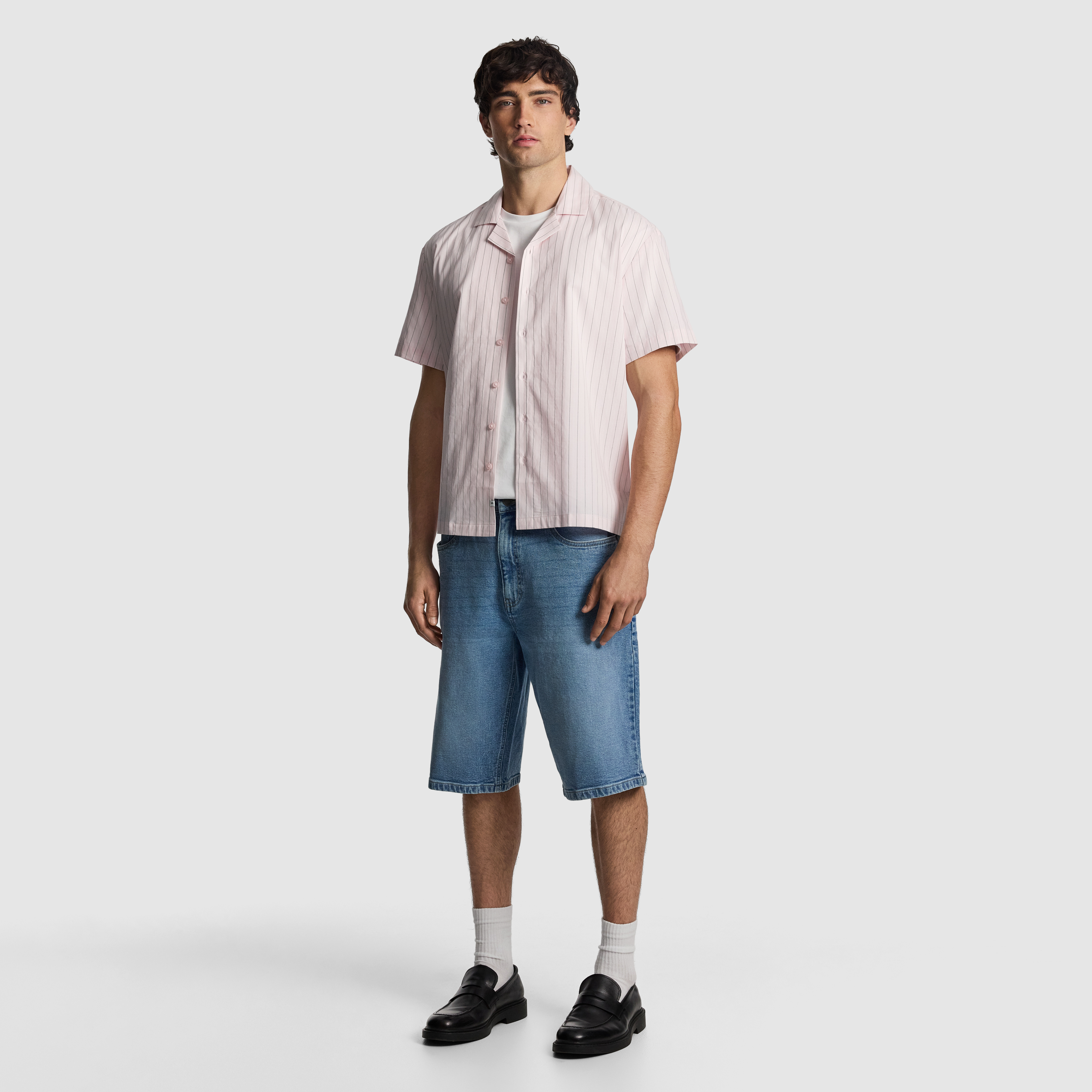 Pink Kwesi Stripe Shirt