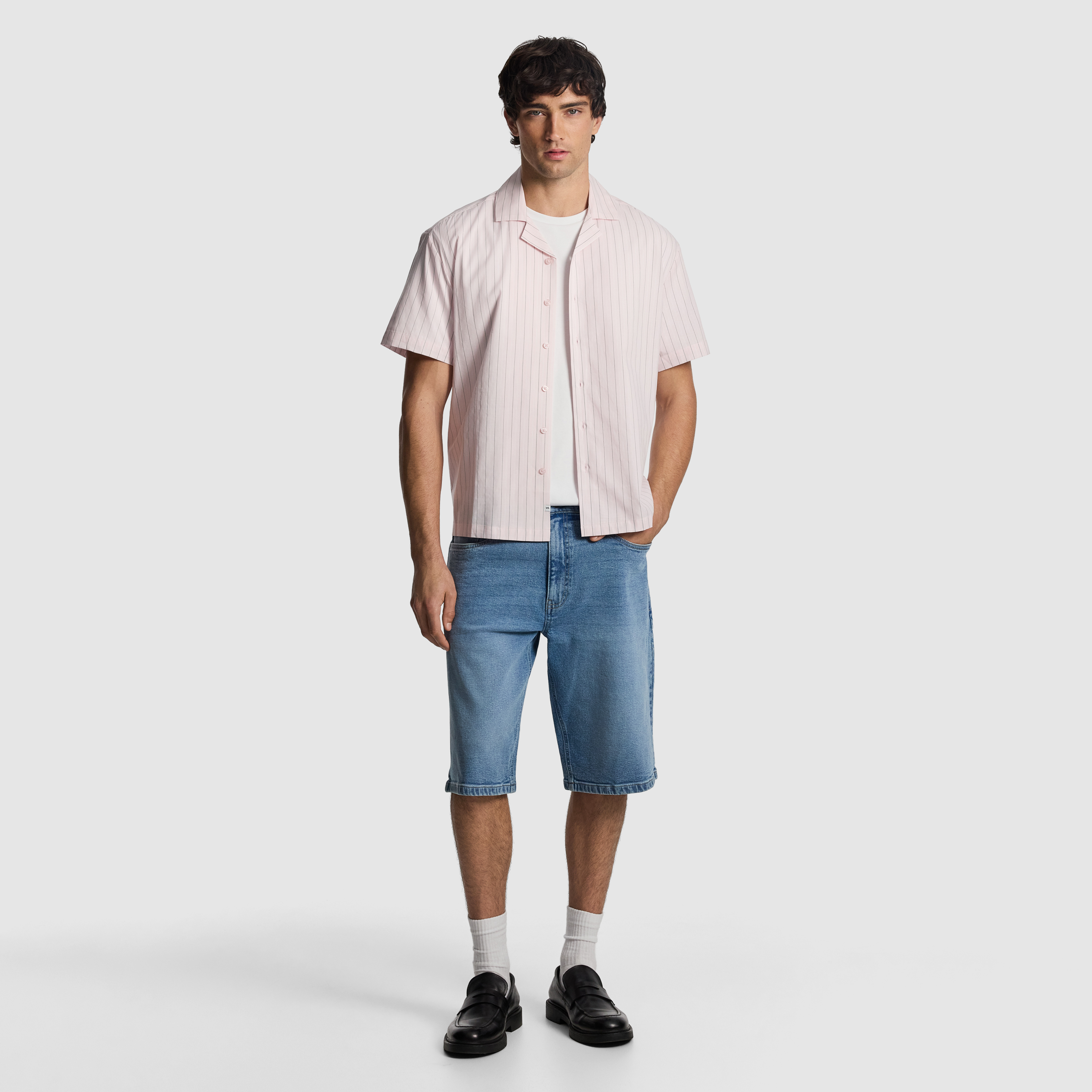 Pink Kwesi Stripe Shirt