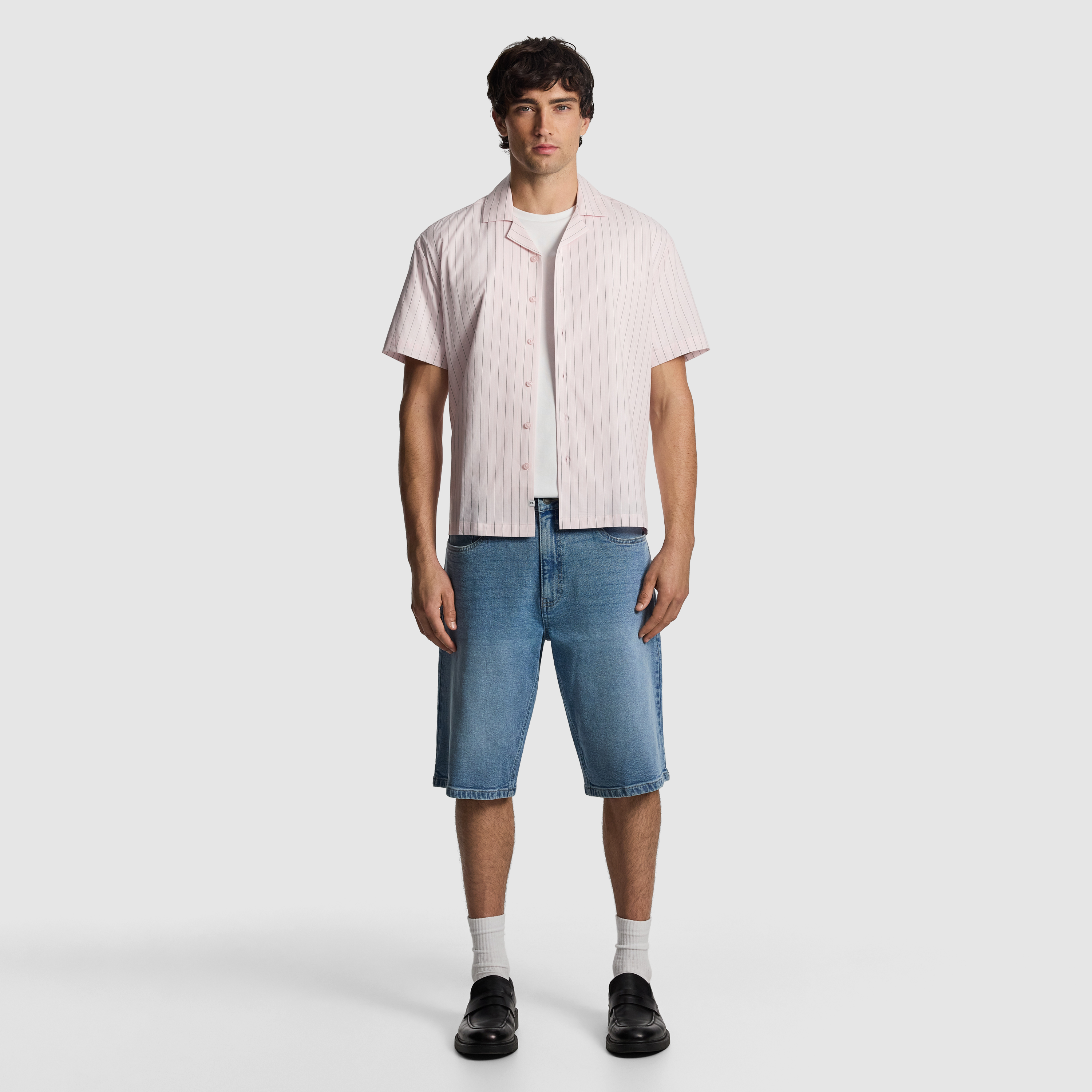 Pink Kwesi Stripe Shirt
