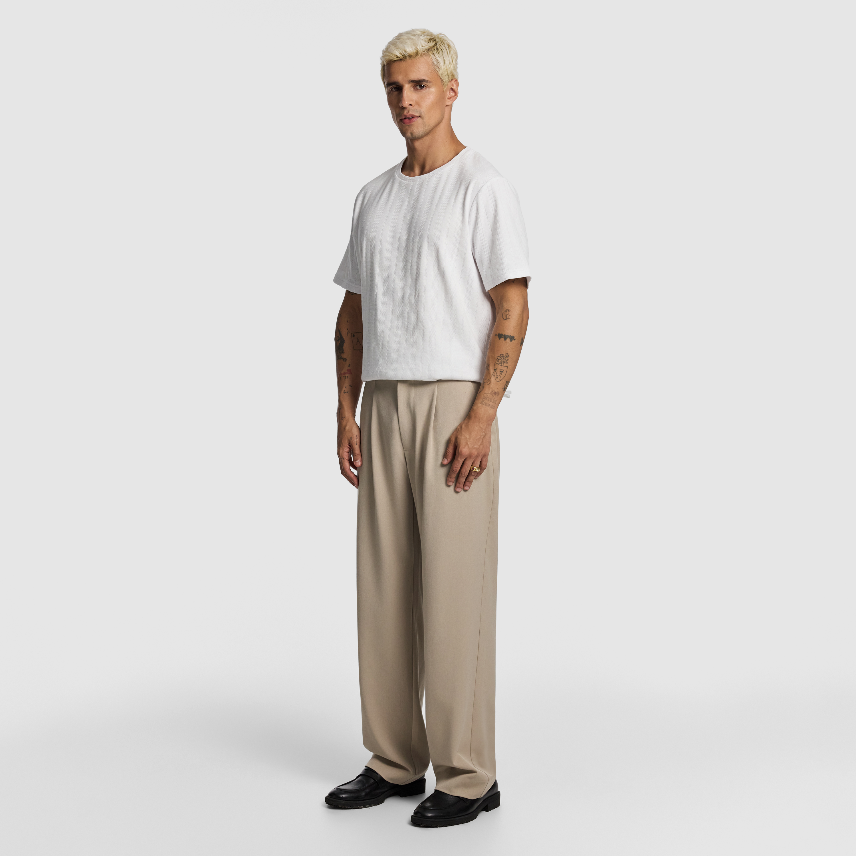 White Ranger Textured Tee
