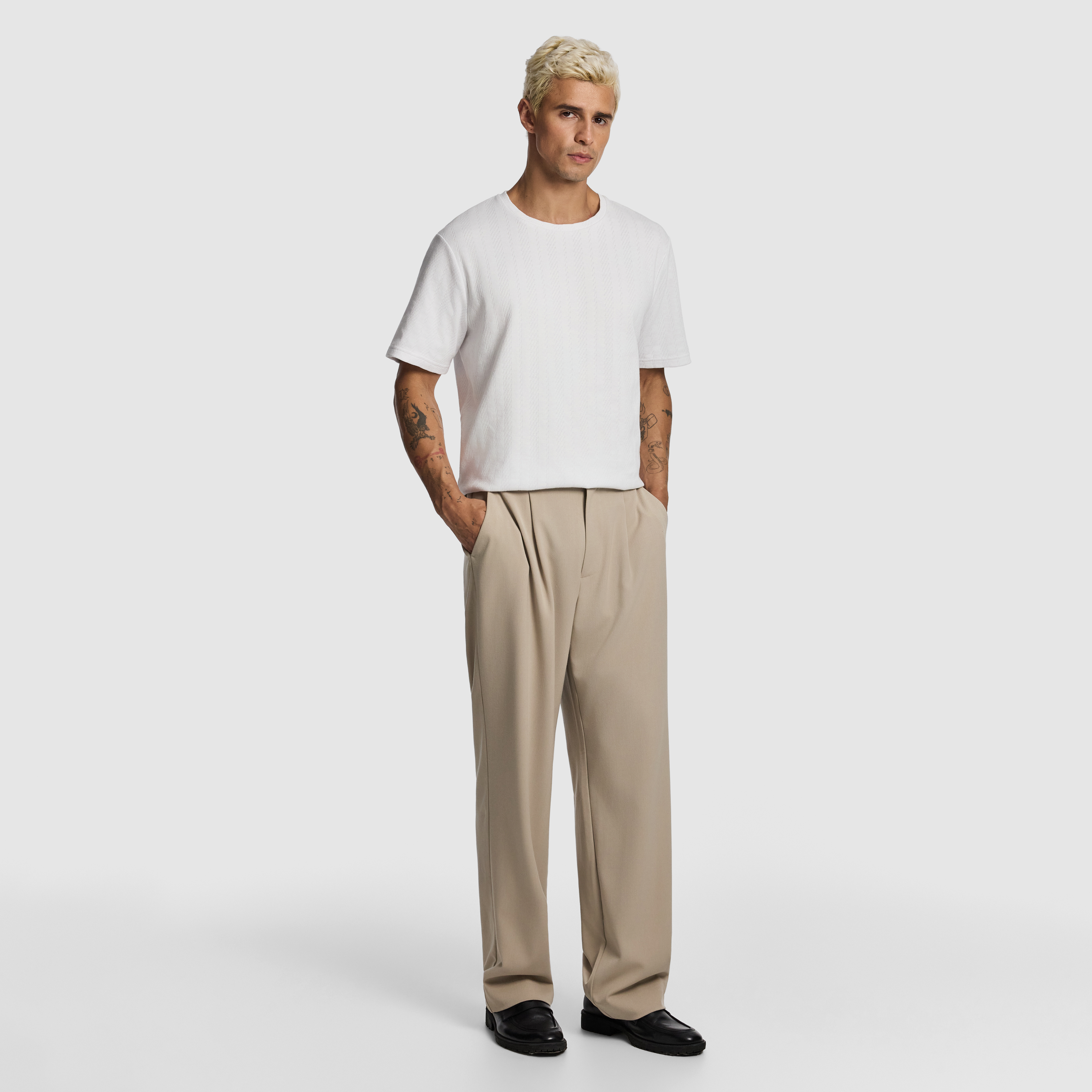 White Ranger Textured Tee