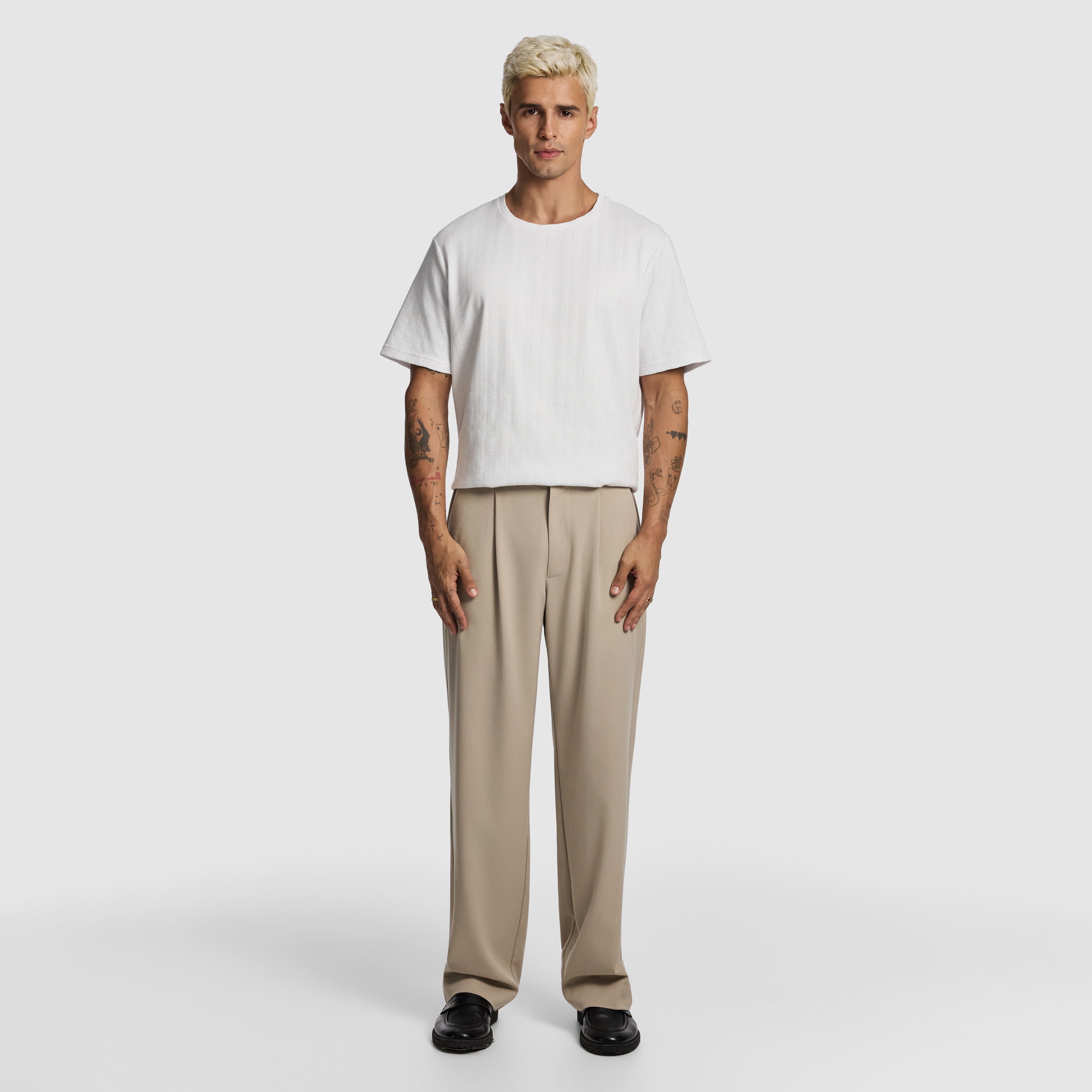 White Ranger Textured Tee