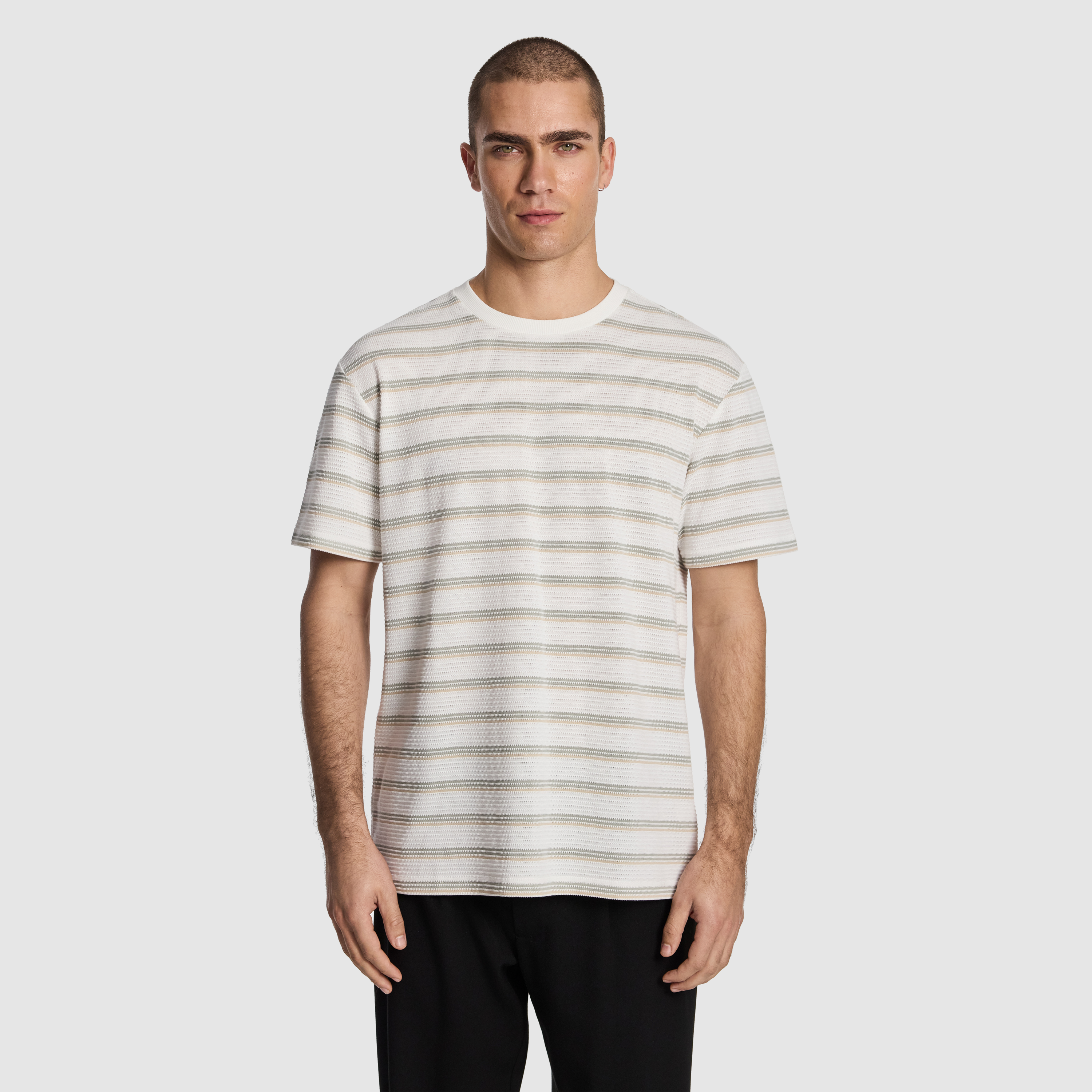 Flinders Textured Stripe Tee
