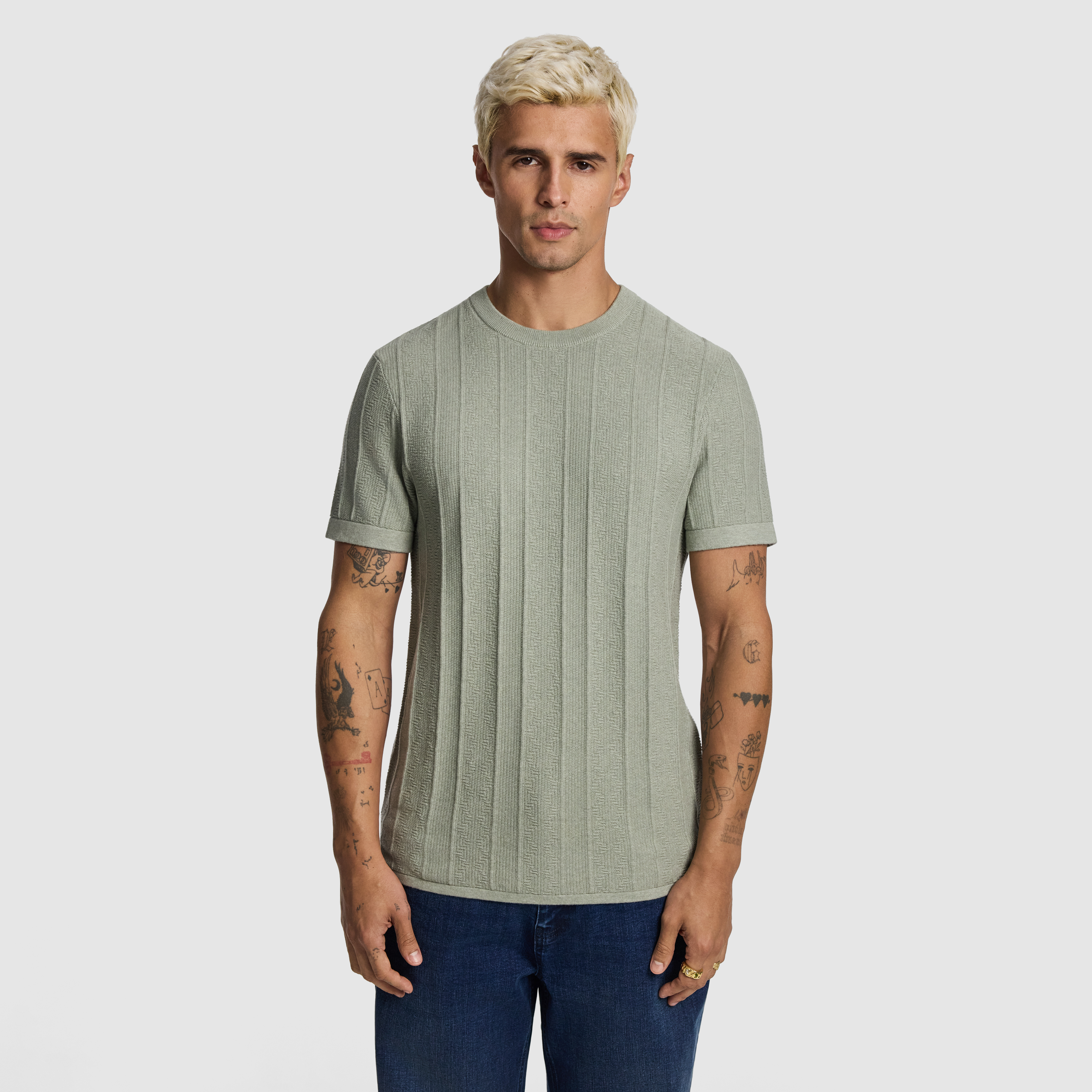 Ellis Cotton Knitted Tee