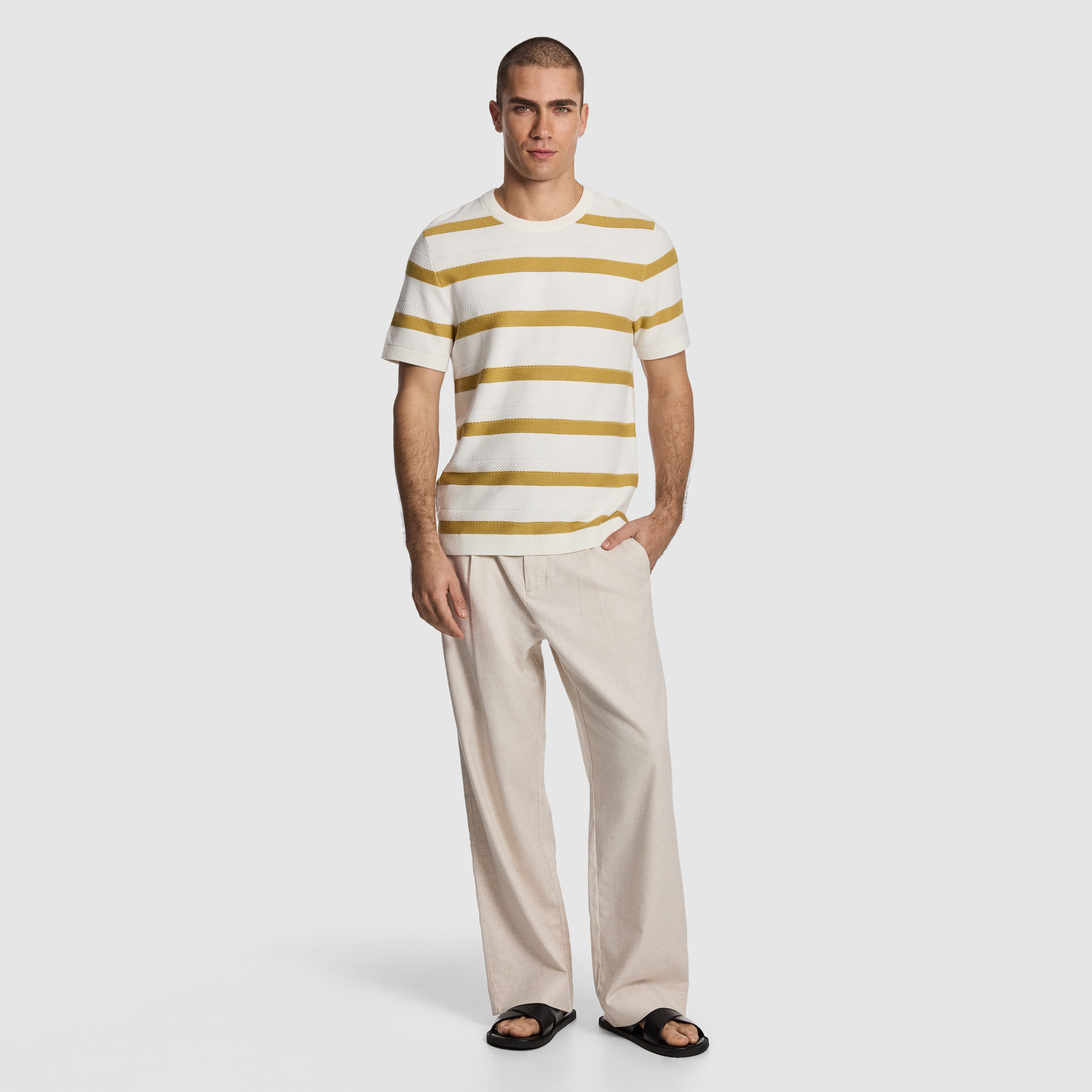 Hayes Stripe Knitted Tee