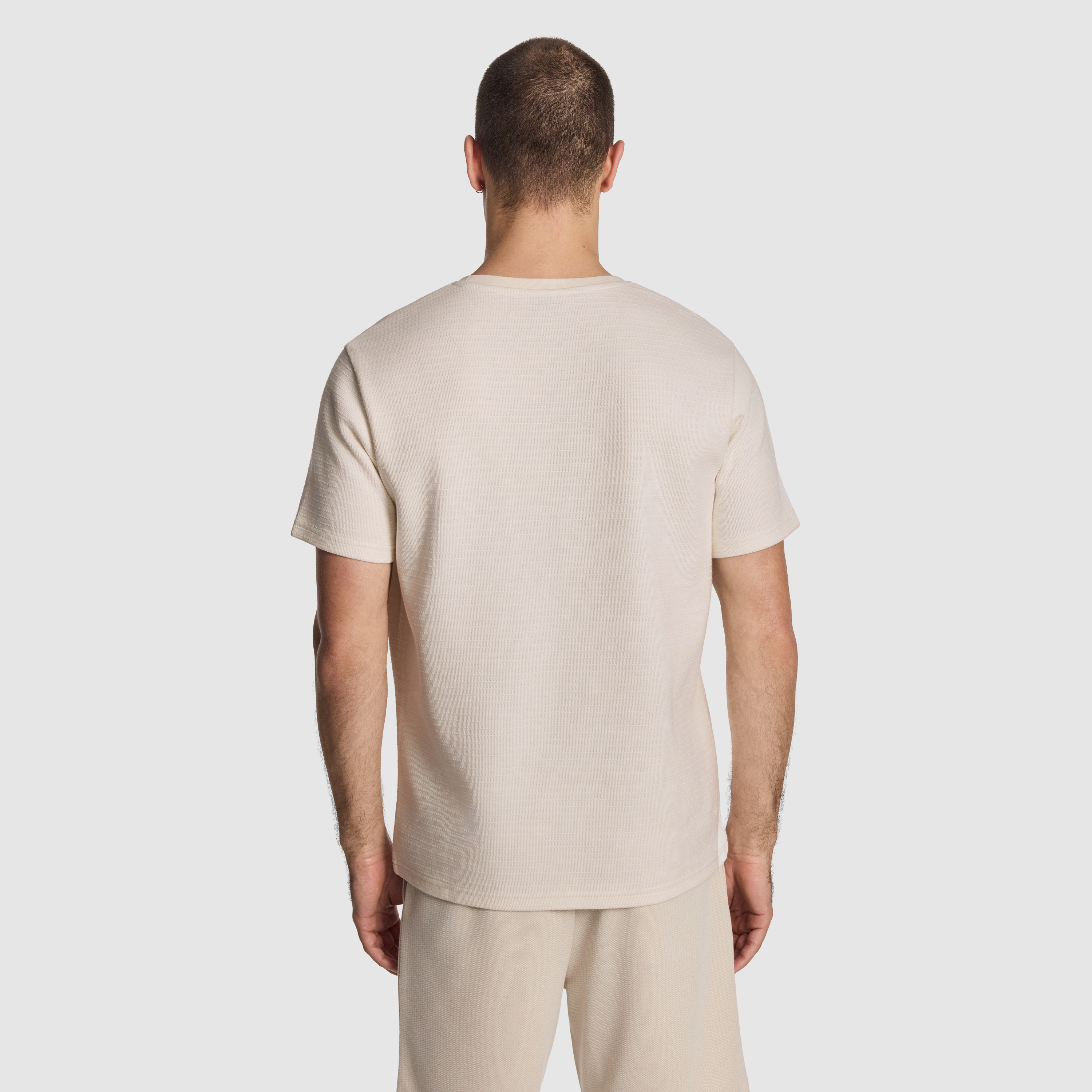Natural Blaine Textured Tee